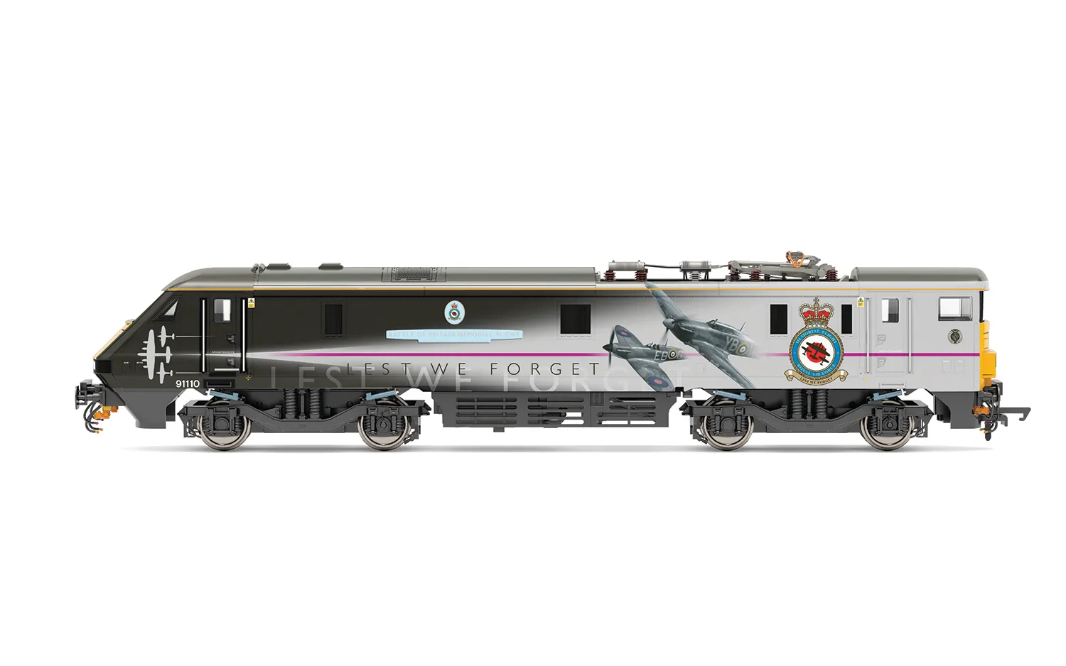 VTEC, Class 91, Bo-Bo, 91110 'Battle of Britain Memorial Flight' - Era 10