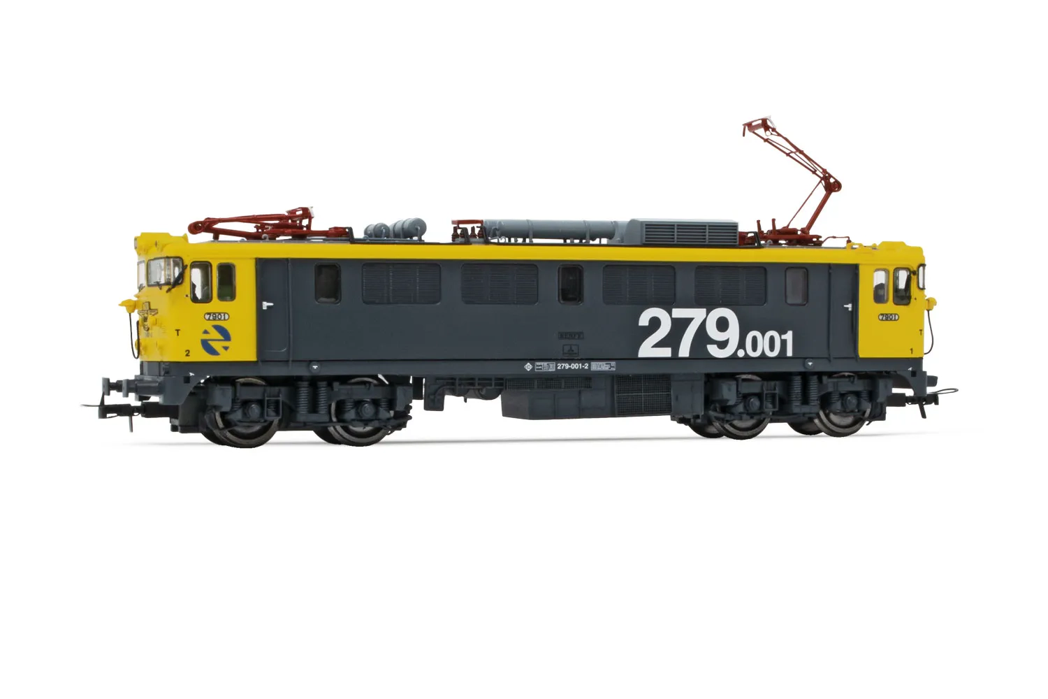 RENFE, electric locomotive 279, "Taxi" livery, period V, DCC Sound