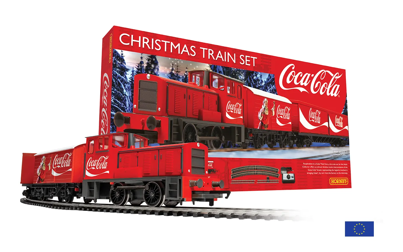 Coca Cola Christmas Train Set - EU Plug Version