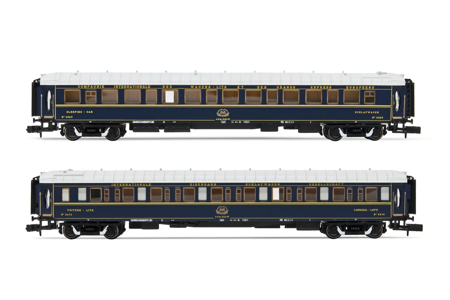 VSOE, coffret de 2 voitures-lits pour train «Venice Simplon Orient Express», ép. IV-V
