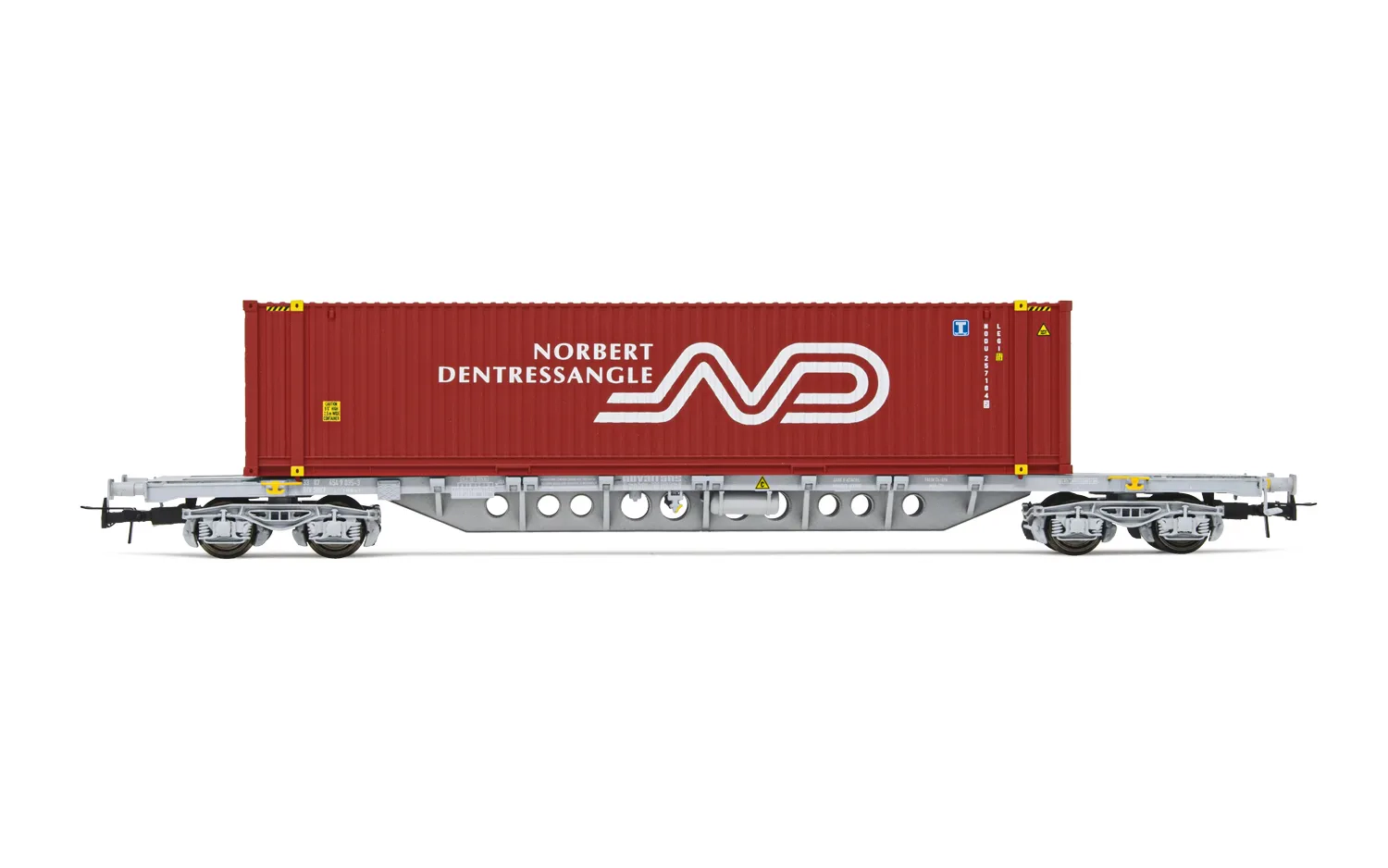 SNCF, 4-axle container wagon Sgss 45' container Norbert Dentressangle