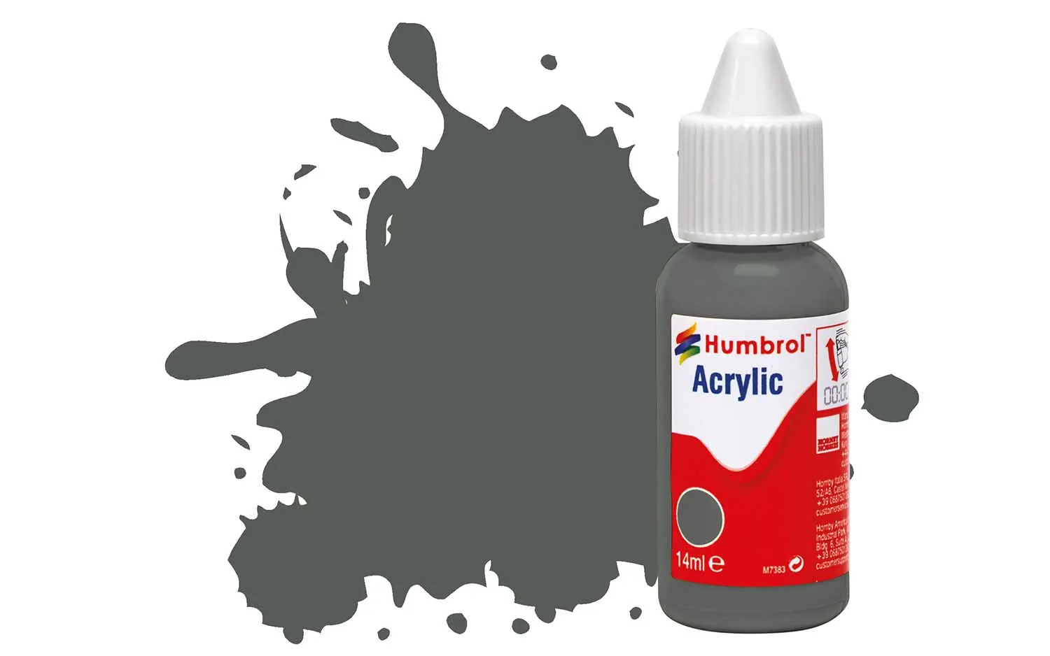 Acrylic Primer: 1 - Grey - Matt - (14ml)