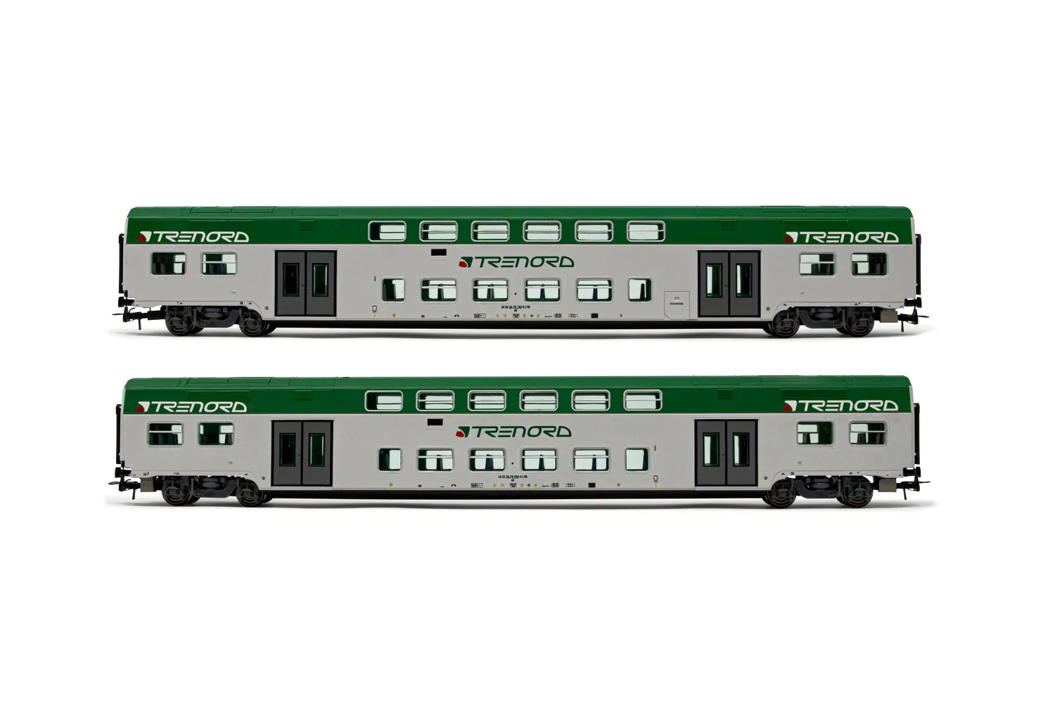Trenord, 2-unit set of Vivalto intermediate coaches, Trenord livery, period VI