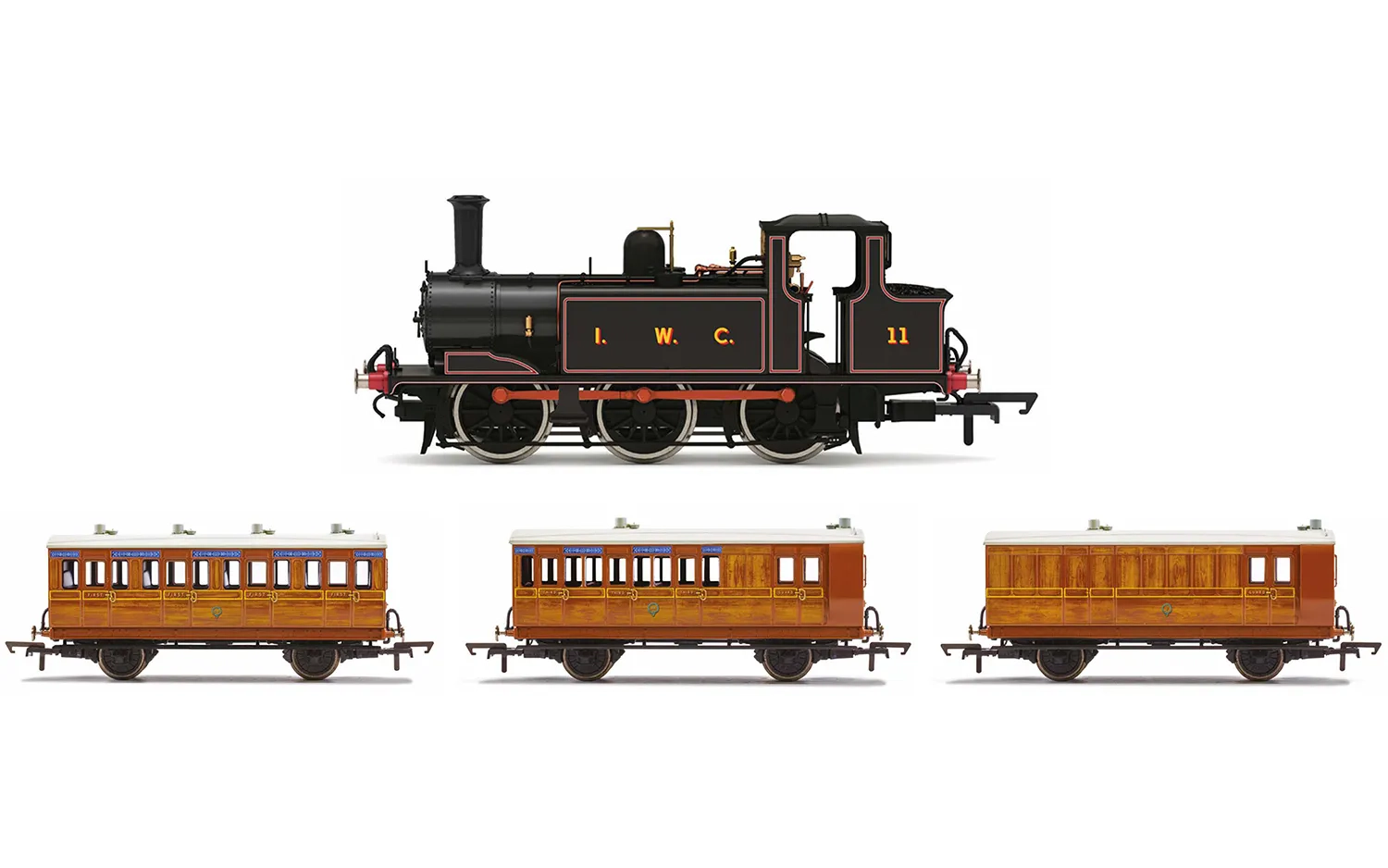 Isle of Wight Central Railway, Terrier Train Pack - Era 3
