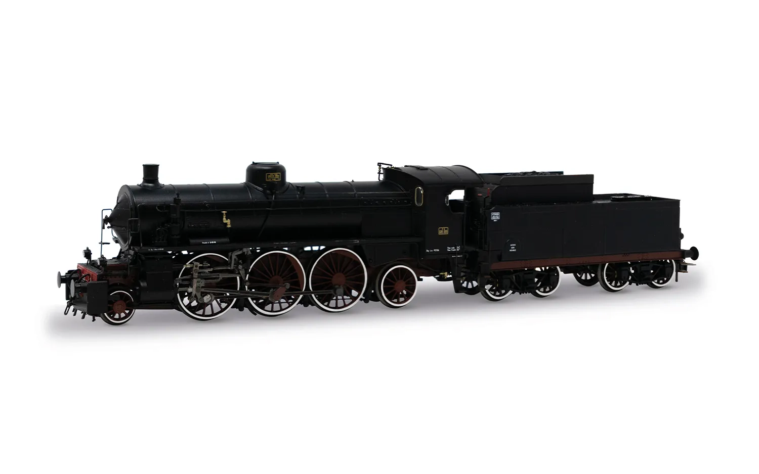 FS, express train steam locomotive with tender Gr. 685 089, 2nd series, with short boiler, historic locomotive, ep. VI