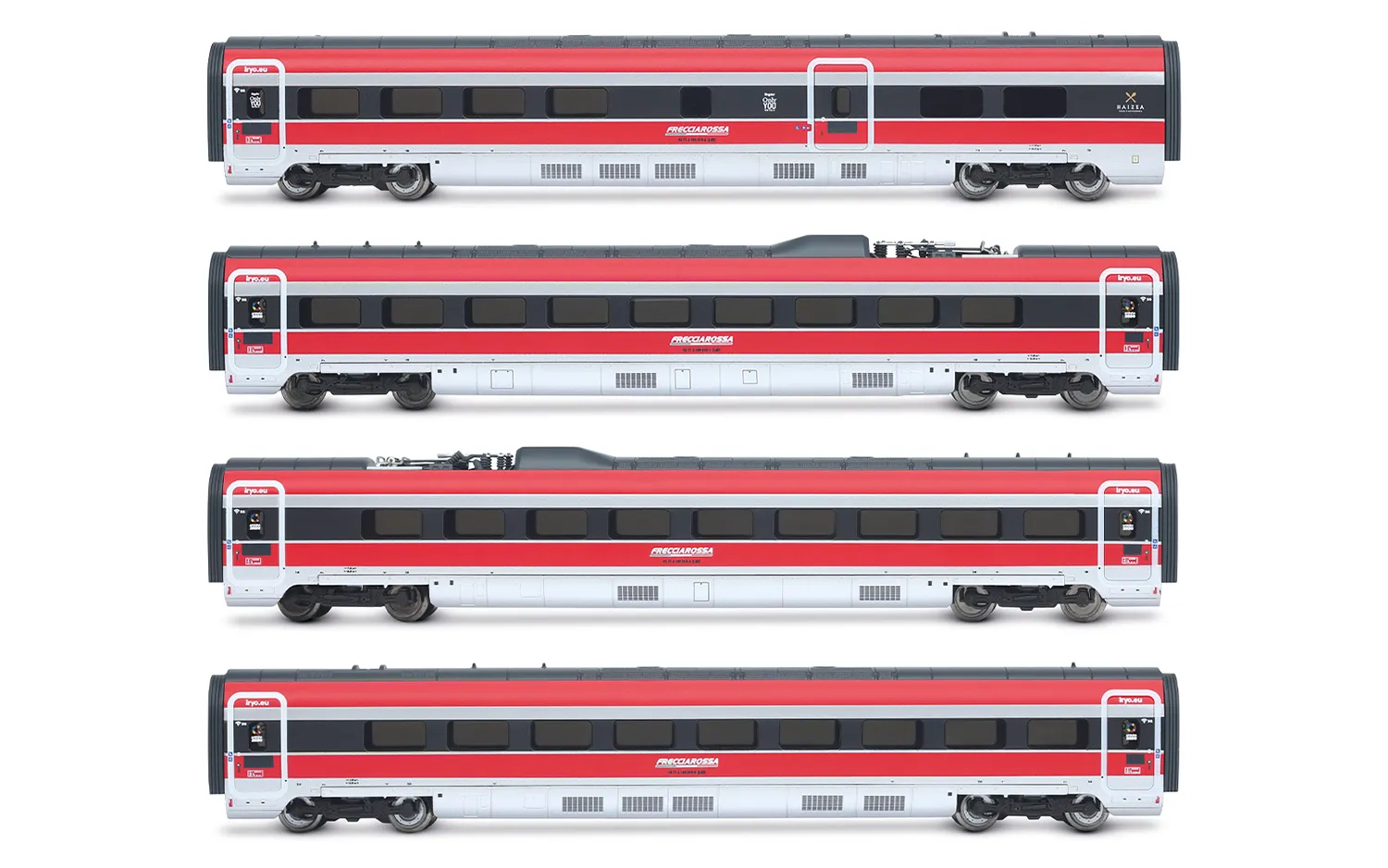 Iryo, 4-unit set of intermediate coaches for the high-speed train "Frecciarossa 1000", ep. VI