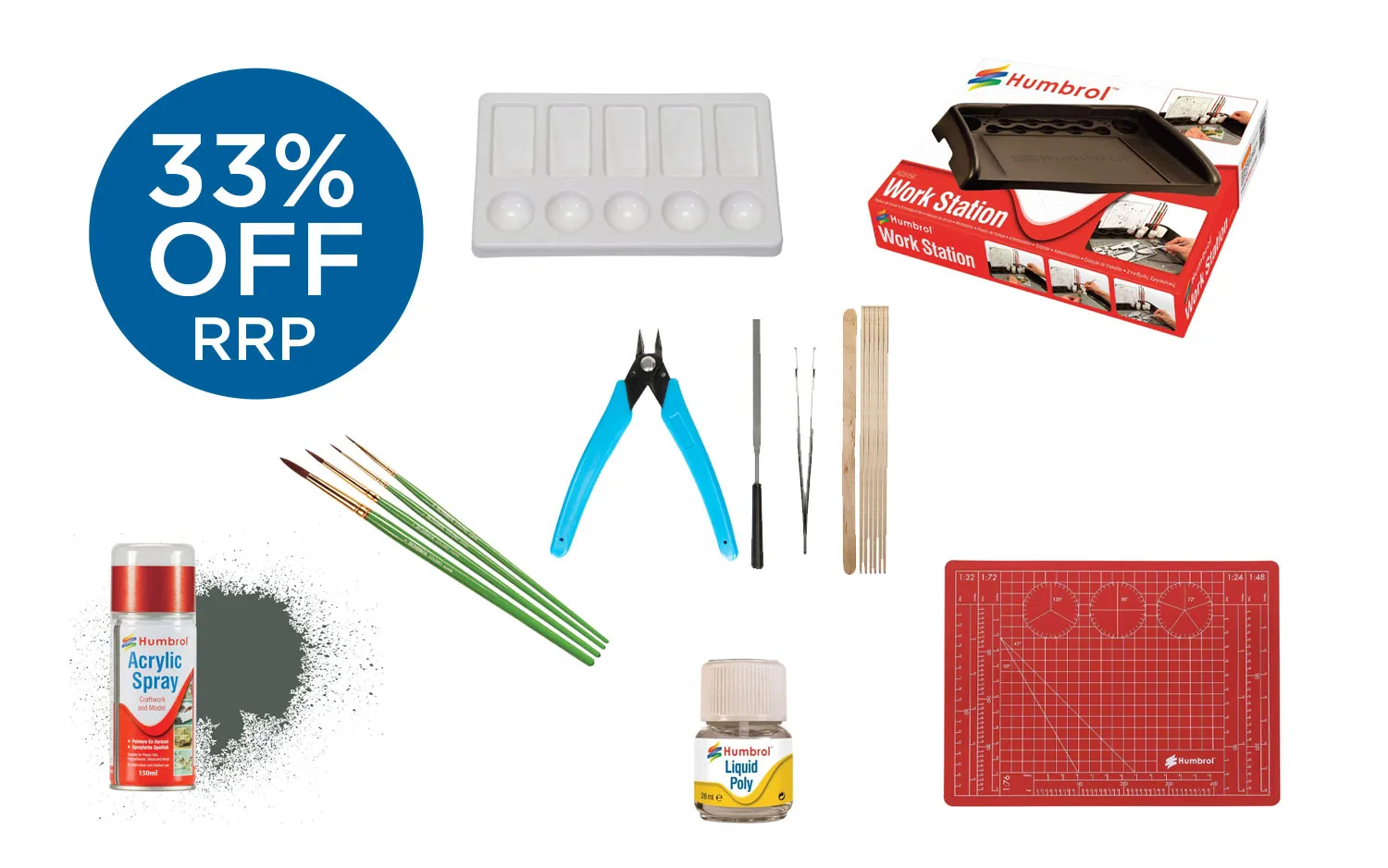 Humbrol Modelling Toolkit Bundle