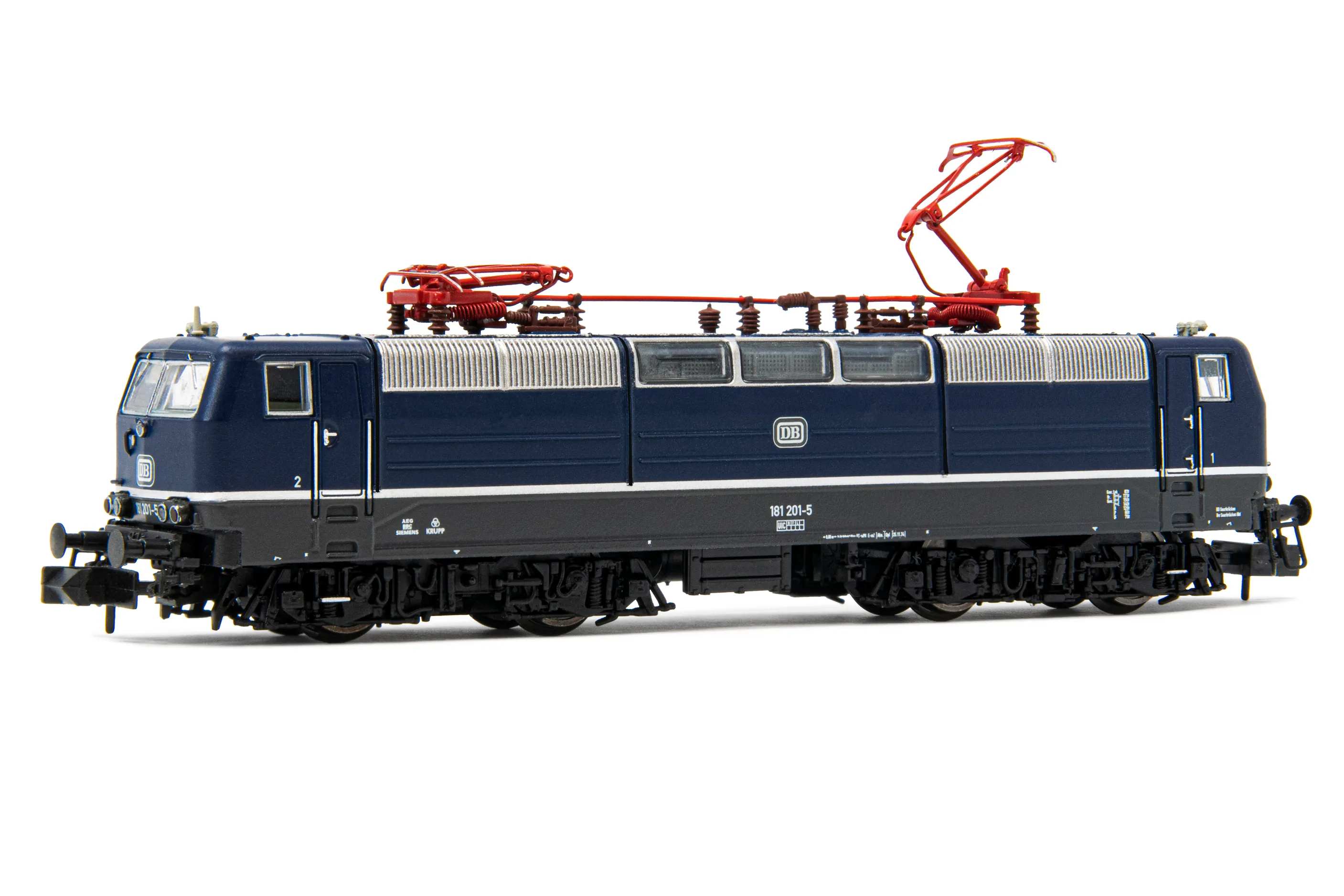 DB, electric locomotive class 181.2, blue livery, period IV