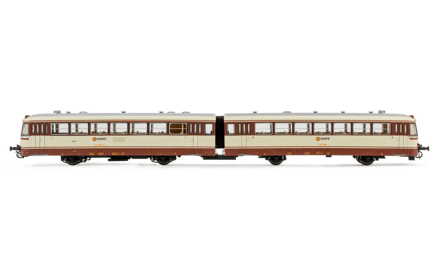 Electrotren (H0 1:87) RENFE, 2 unit diesel railcar 'Ferrobus', class 591.500 'Estrella', period IV, with DCC sound decoder