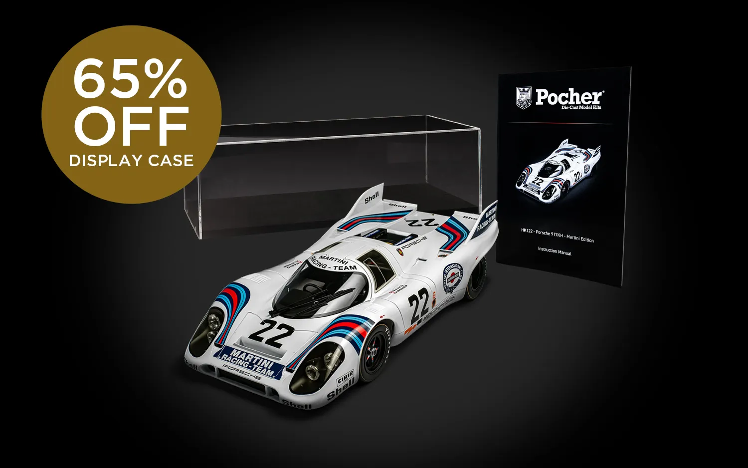 Porsche 917KH - MARTINI Edition & Display Case