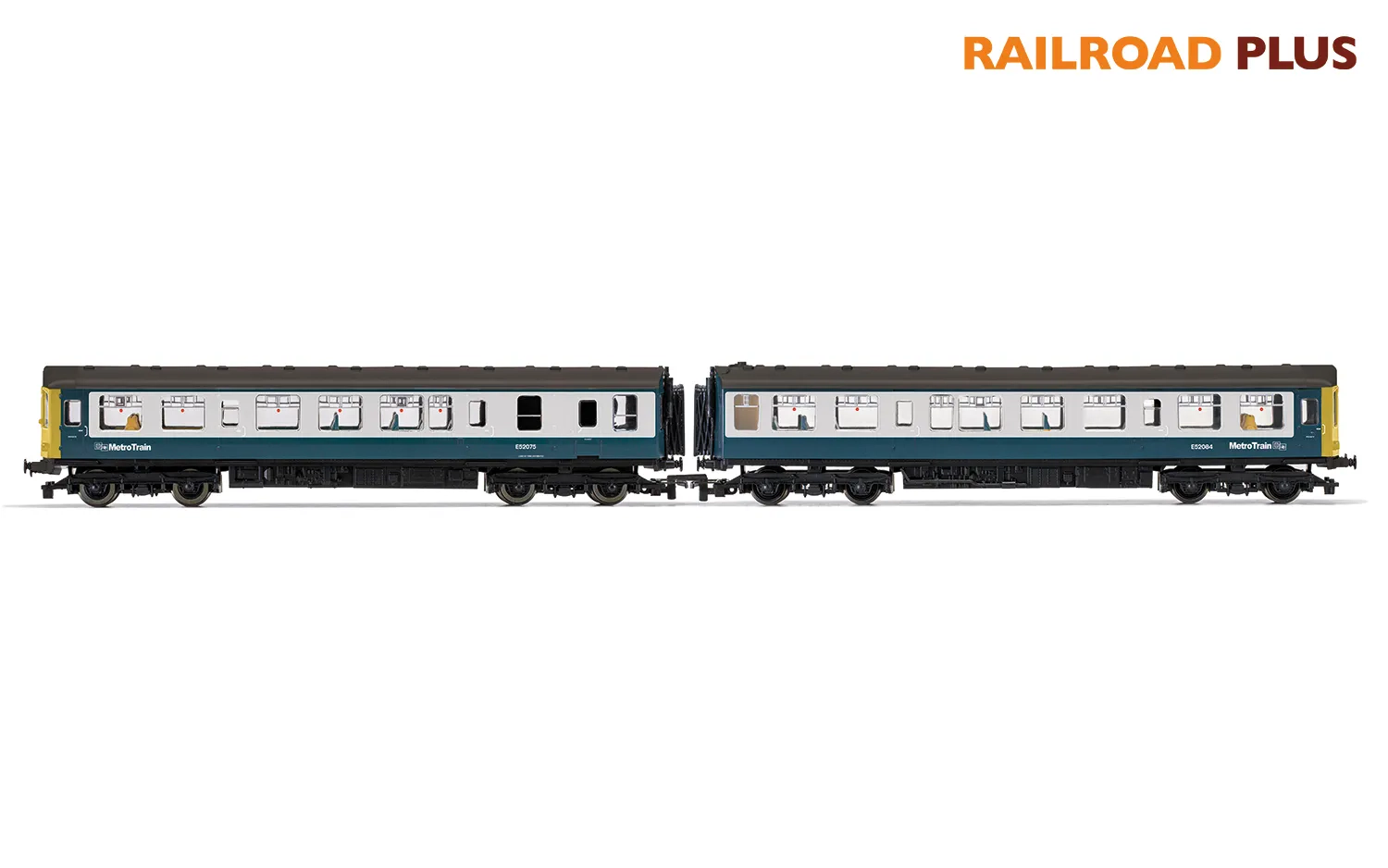 RailRoad Plus MetroTrain Class 110 2 Car Train Pack E52075 - Era 7
