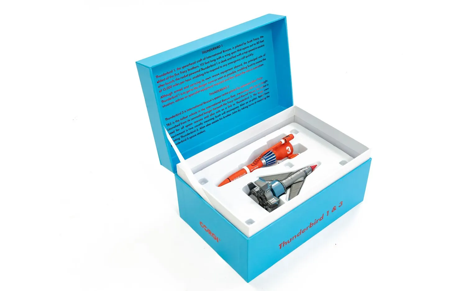 Corgi Thunderbirds 1 Et 3 - Modèles Réduits Collection - Véhicules International Rescue - 60ème Anniversaire