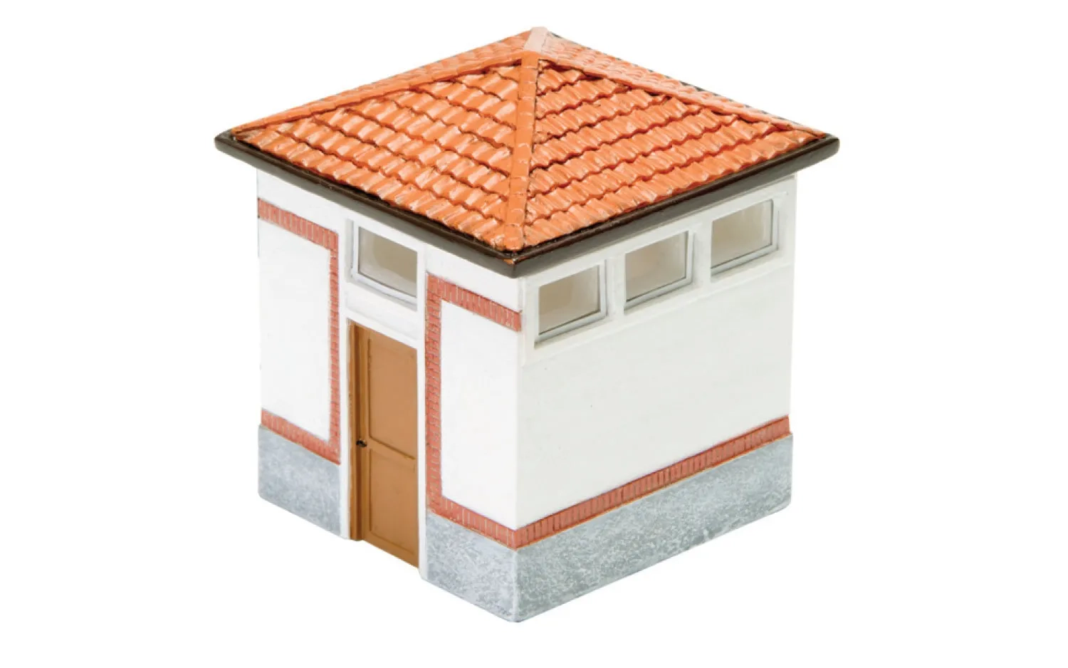 (H0 1:87) Small toilet building for railway station
