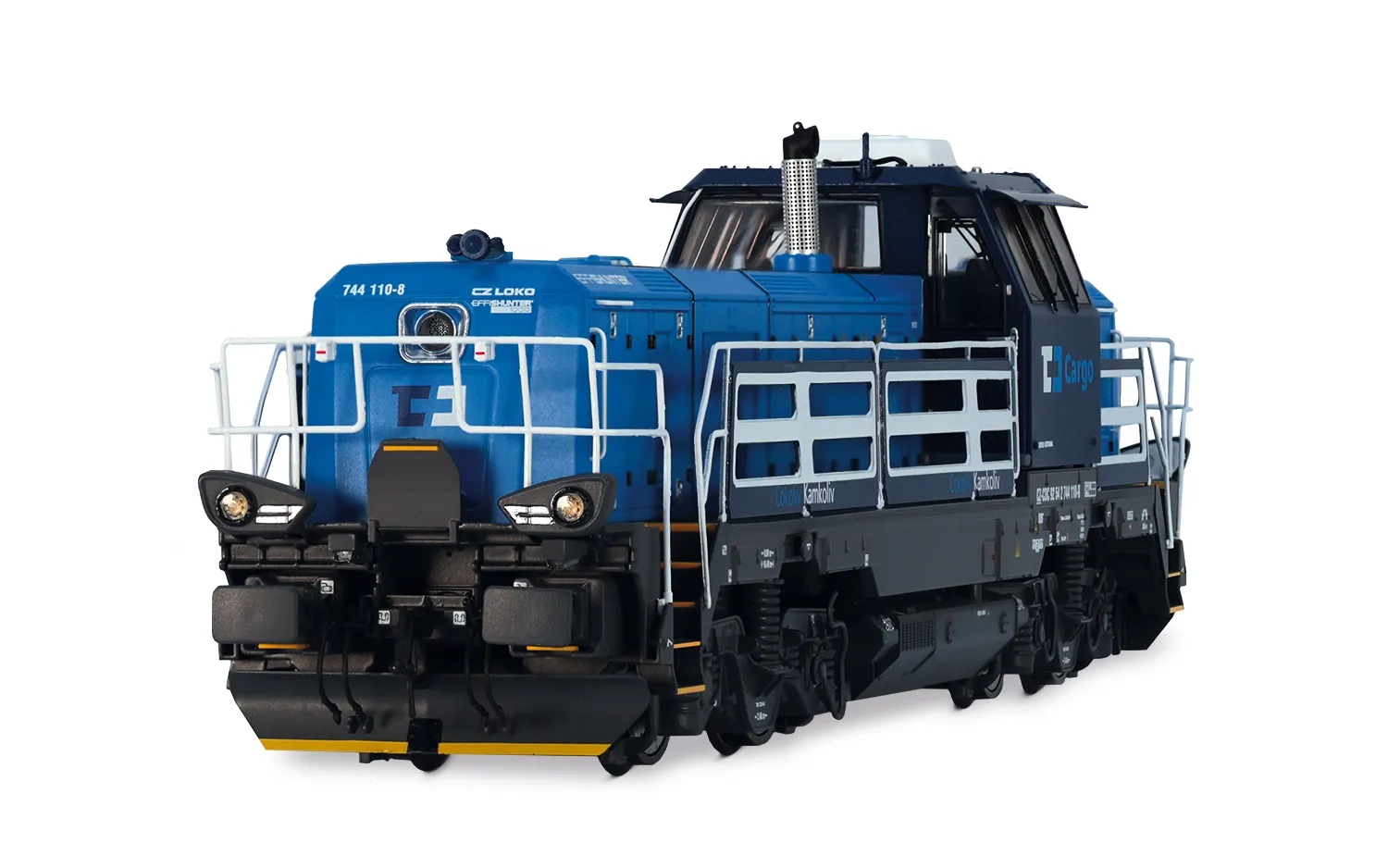 ČD Cargo, diesel locomotive Effishunter 1000, blue, new running number, period VI, with DCC sound decoder