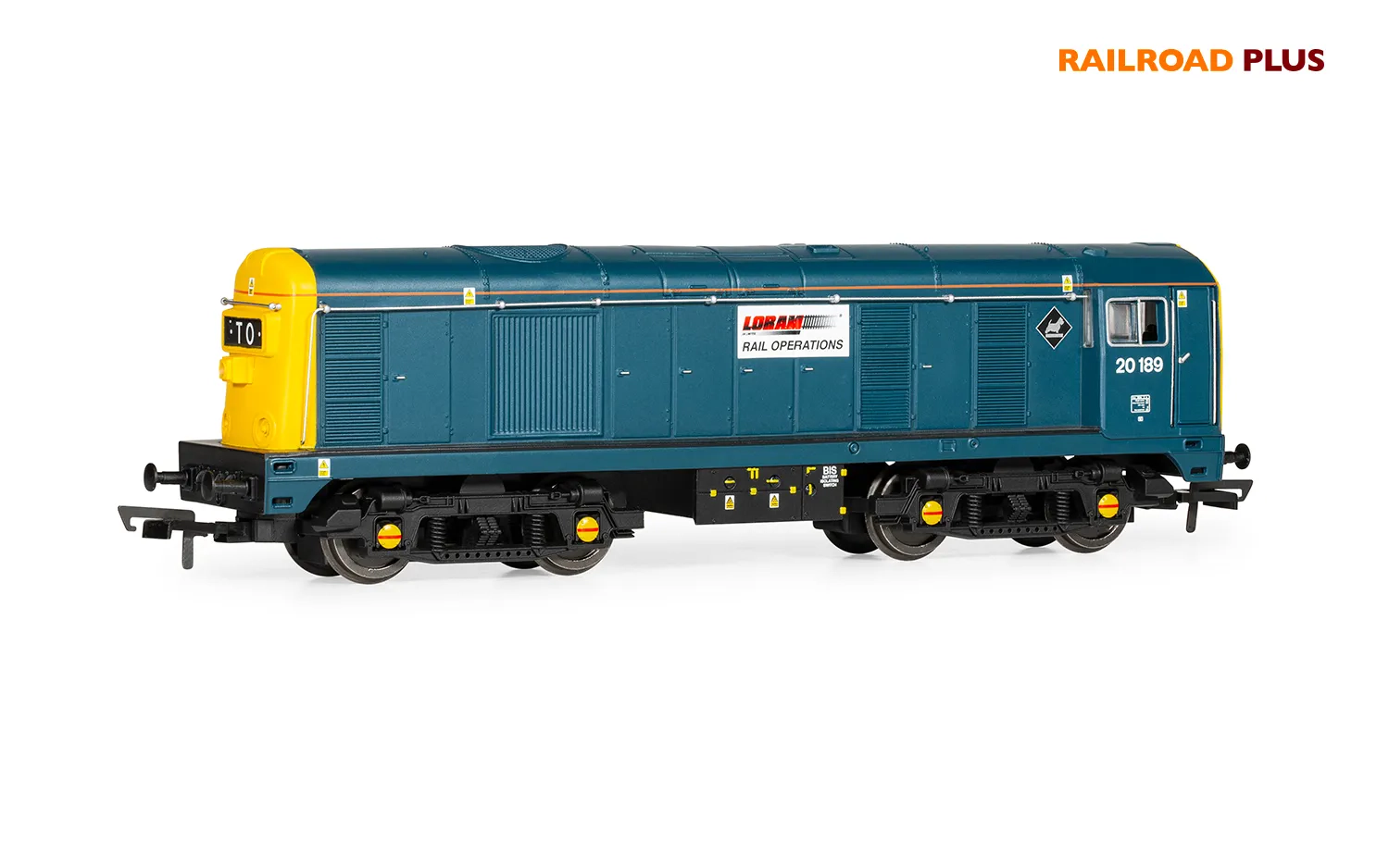 RailRoad Plus Loram Rail, Class 20, Bo-Bo, 20189 - Era 11