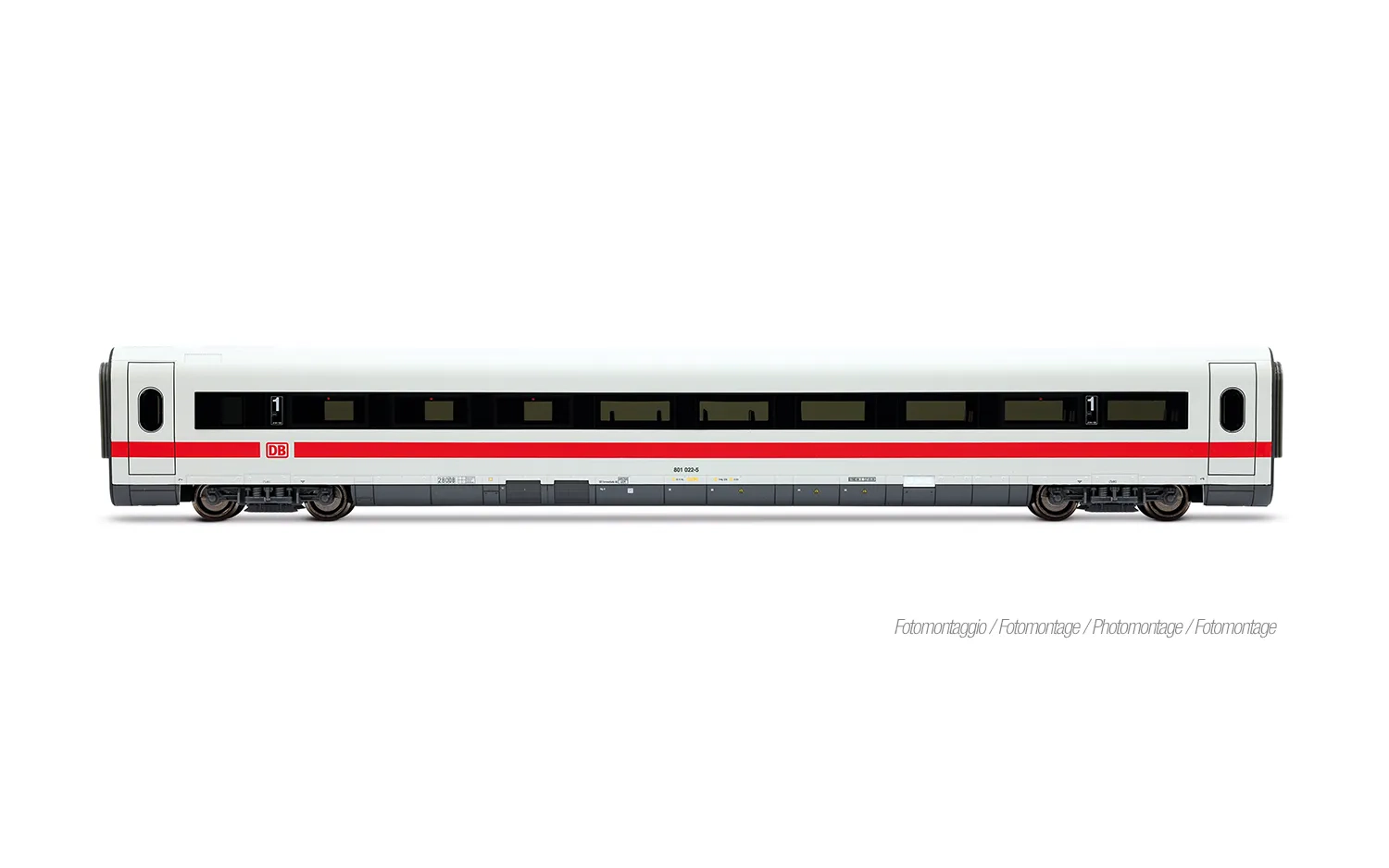 DB AG, set di 5 carrozze aggiuntive per ICE-1 HL1751 (1 x 1ª classe + 4 x 2ª classe), “Landshut”