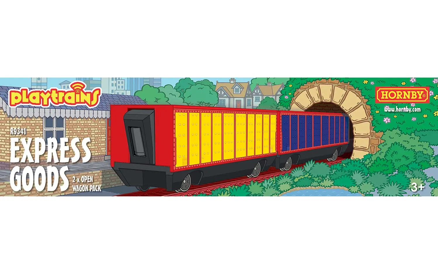 Playtrains - Express Goods 2 x Open Wagon Pack