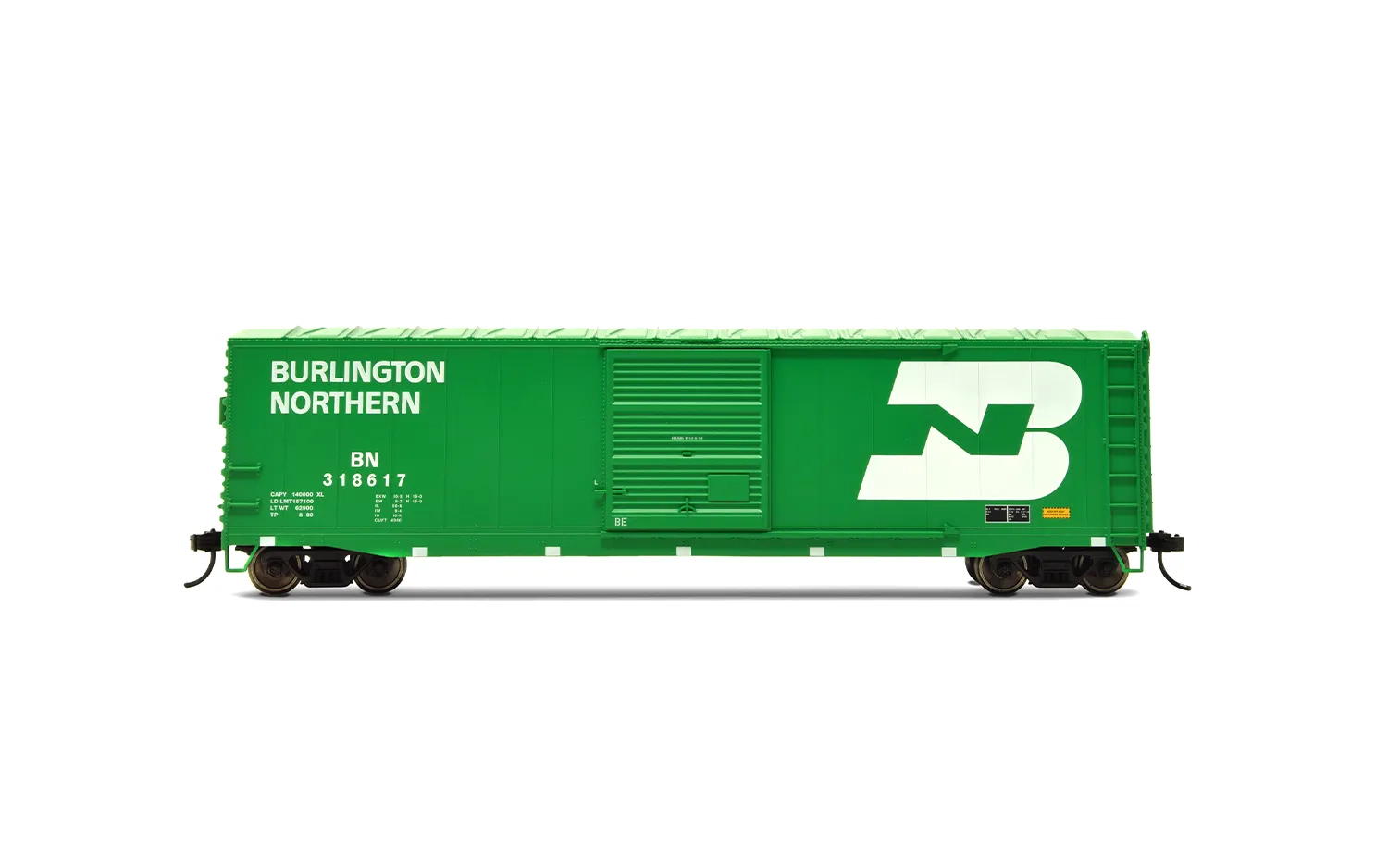 Burlington Northern, carro chiuso, numero di servizio 318617, ep. III