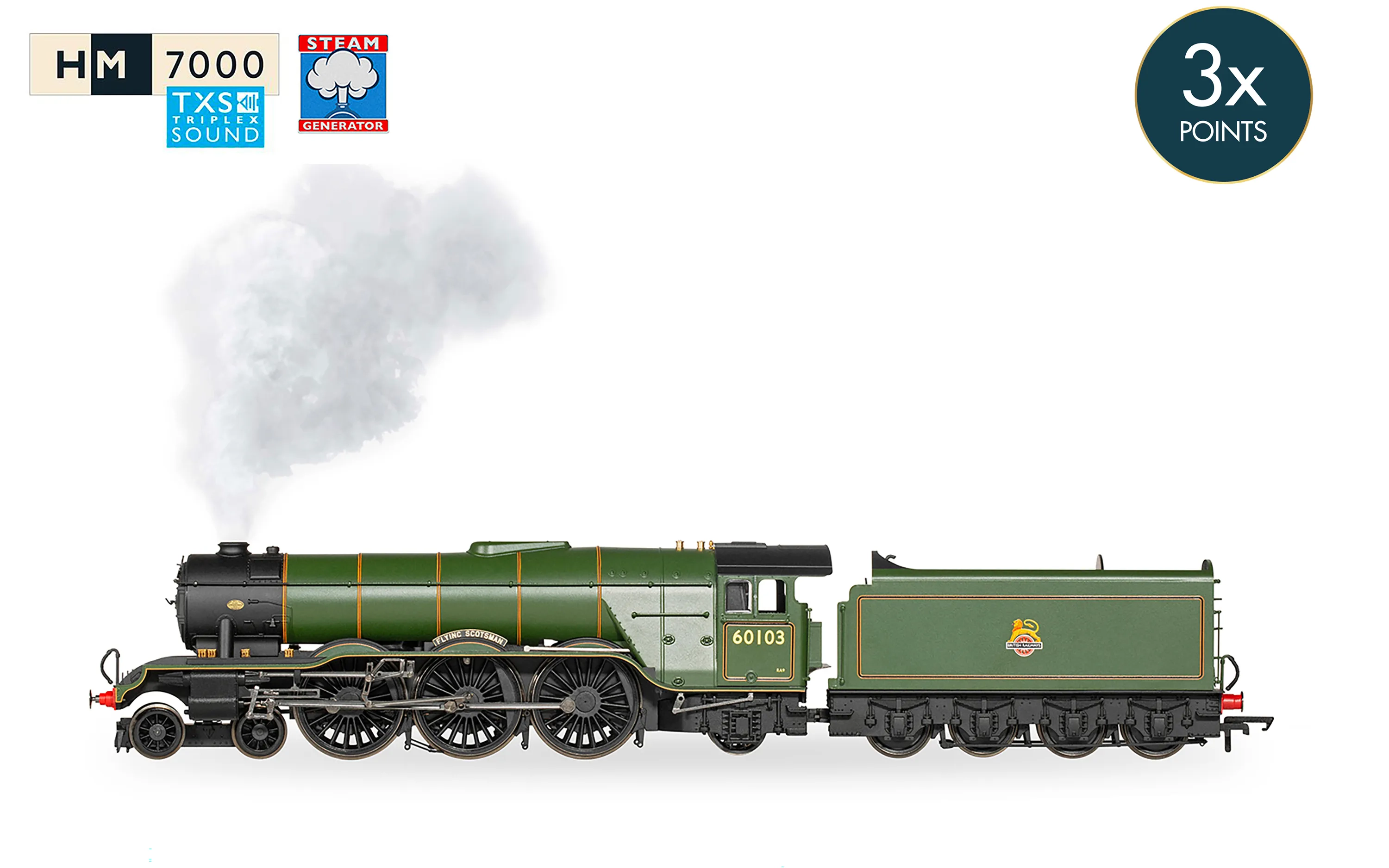 BR - A3 Class - 60103 'Flying Scotsman' (With Steam Generator)