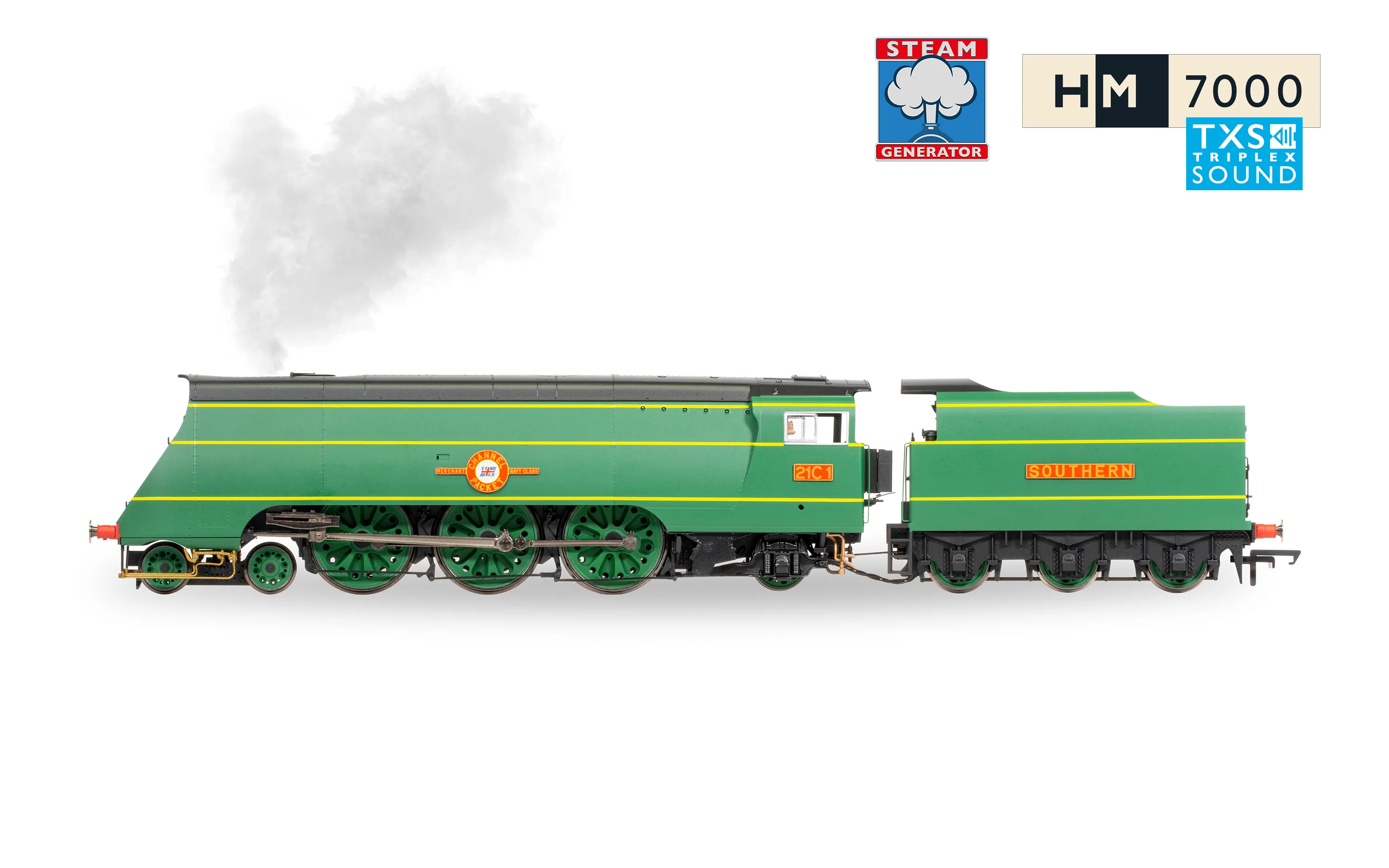 SR - Merchant Navy Class - 21C1 'Channel Packet' (With Steam Generator)