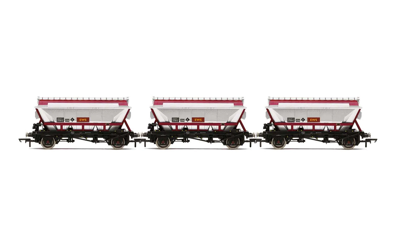 CDA Hopper Wagons, Three Pack, EWS - Era 9