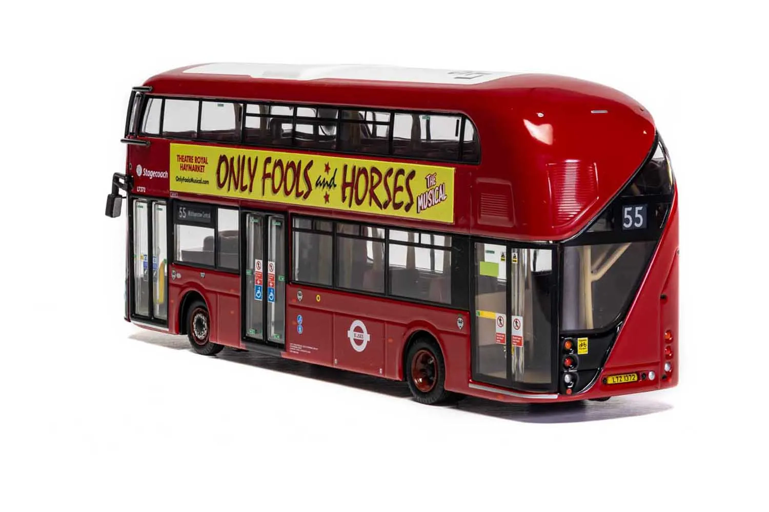Wrightbus New Routemaster, 'Only Fools and Horses Stage Show', Route 55 Walthamstow Central