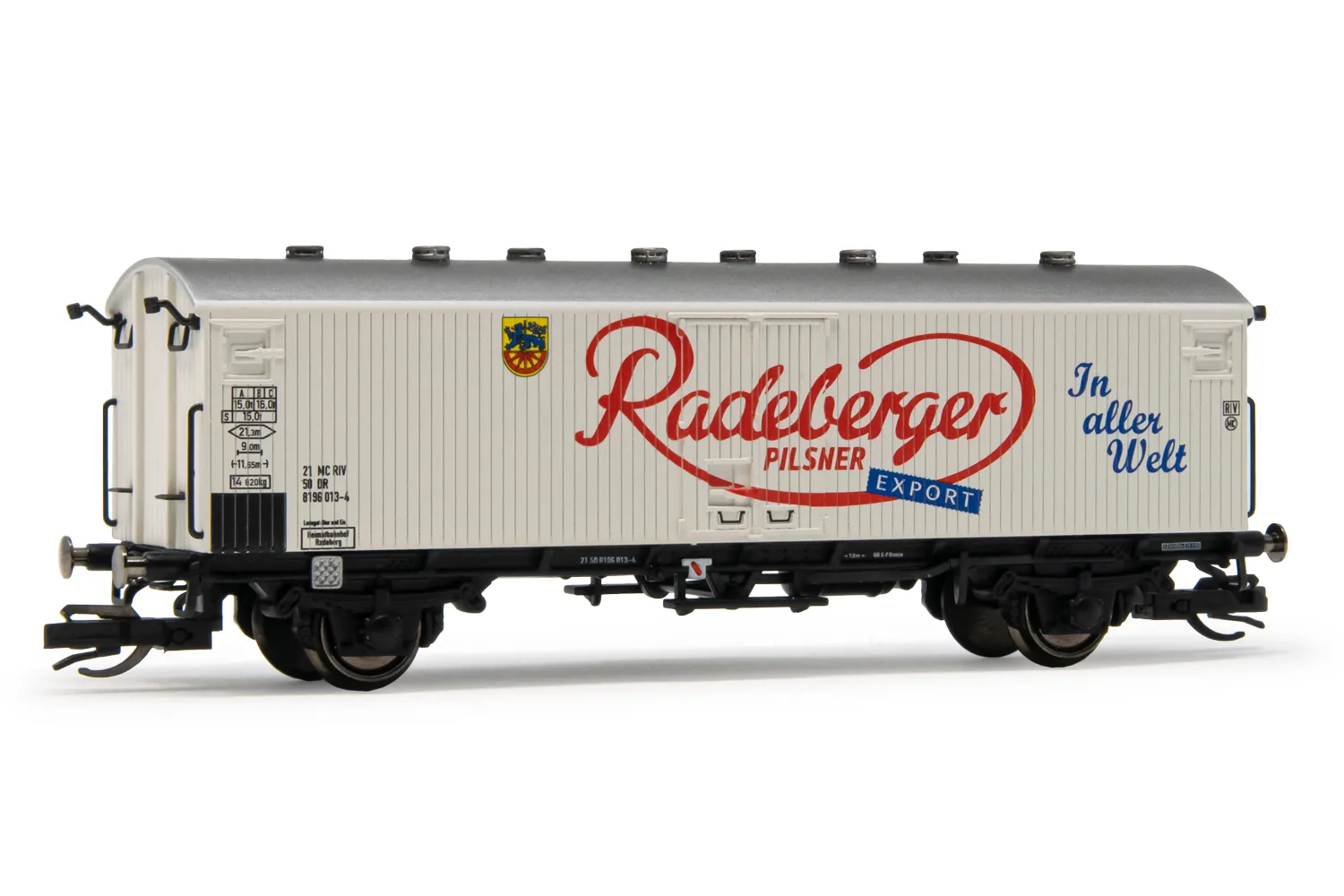 DR, refrigerated wagon, "Radeberger Pilsner", period IV