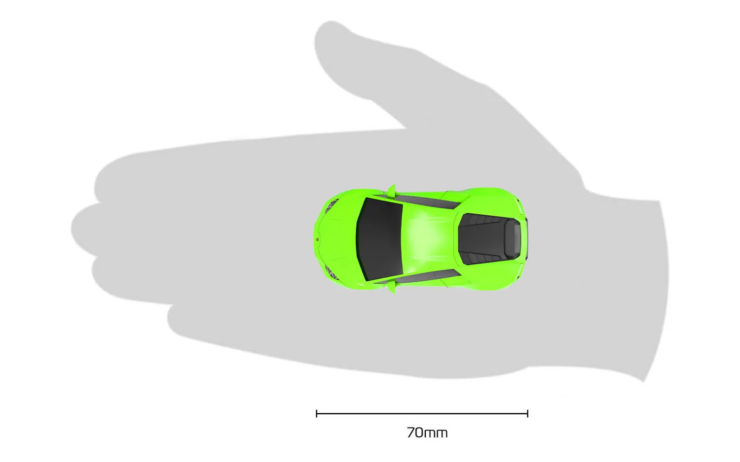 Micro Scalextric Super Speed Race Set - Lamborghini vs Porsche - Battery Powered Set
