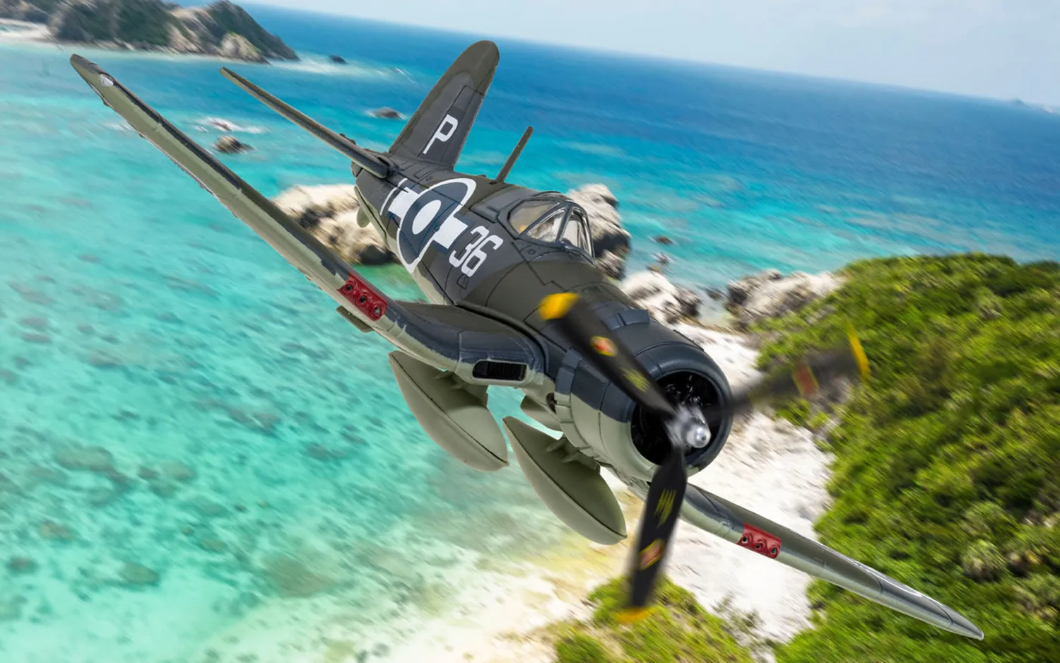 Corgi AA33016 Corsair MkII – Modèle Moulé Sous Pression – Échelle 1/48 – As Donald Sheppard – Dès 14 Ans