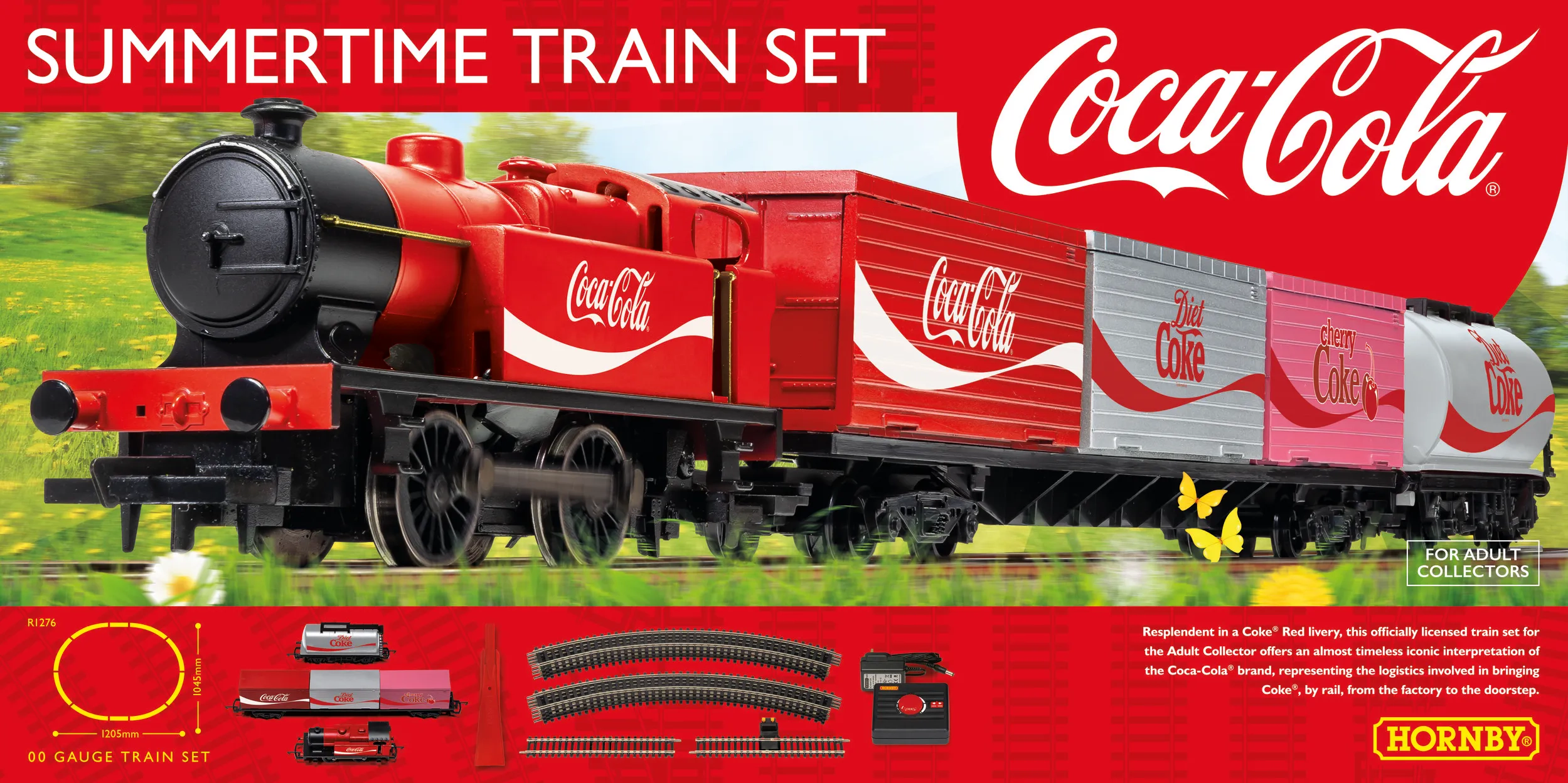 Das Coca-Cola Summertime Zug Set - mit Euro-Stecker