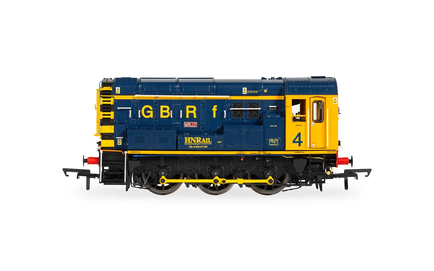 GB Railfreight, Class 08, 0-6-0, 08818 'Molly' - Era 11