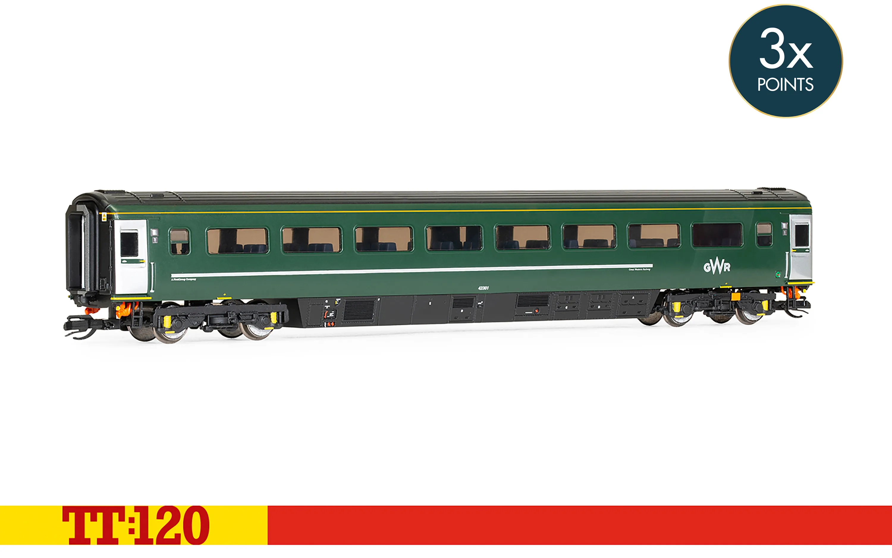 GWR, Mk3 Trailer Standard Open, 42301 - Era 11