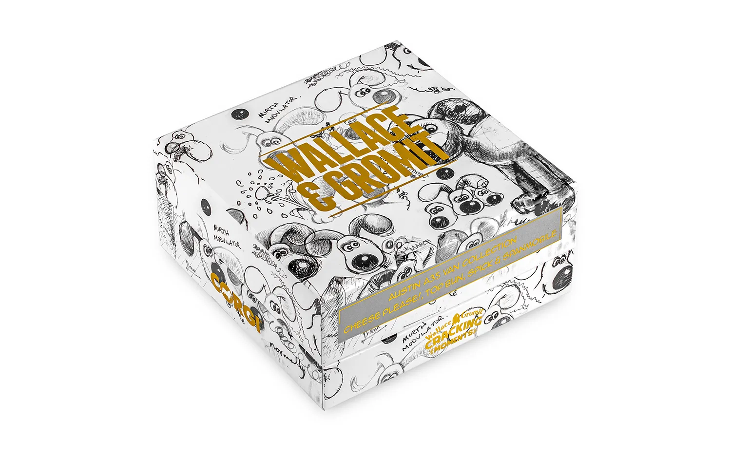 Wallace & Gromit Austin A35 Van Collection - Cheese Please!, Top Bun, Spick & Spanmobile