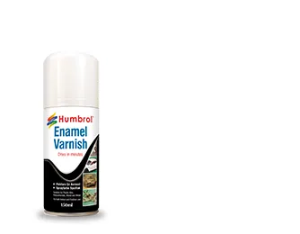 Enamel No 135 Satin Varnish - Modellers Spray 150 ML