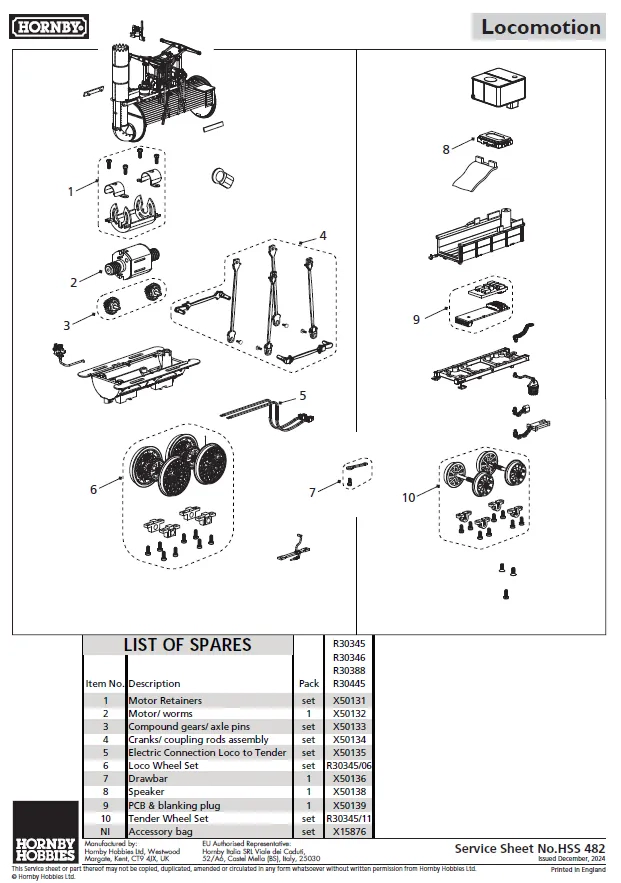 S&DR, 0-4-0, Locomotion No. 1 - Era 11