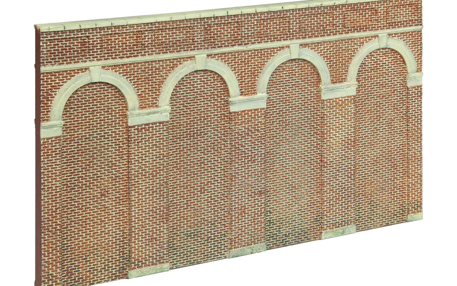 High Level Arched Retaining Walls x 2 (Red Brick)