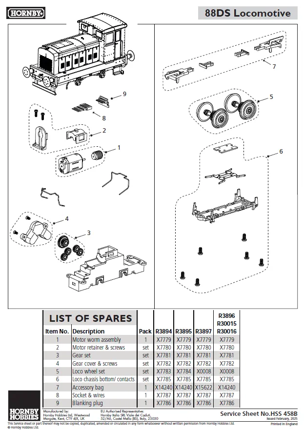 Rowntree & Co., Ruston & Hornsby 88DS, 0-4-0, No. 3 - Era 6