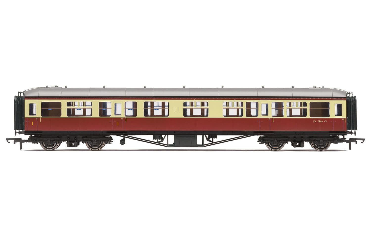 BR, 63' Hawksworth Corridor Composite, W7803W - Era 4