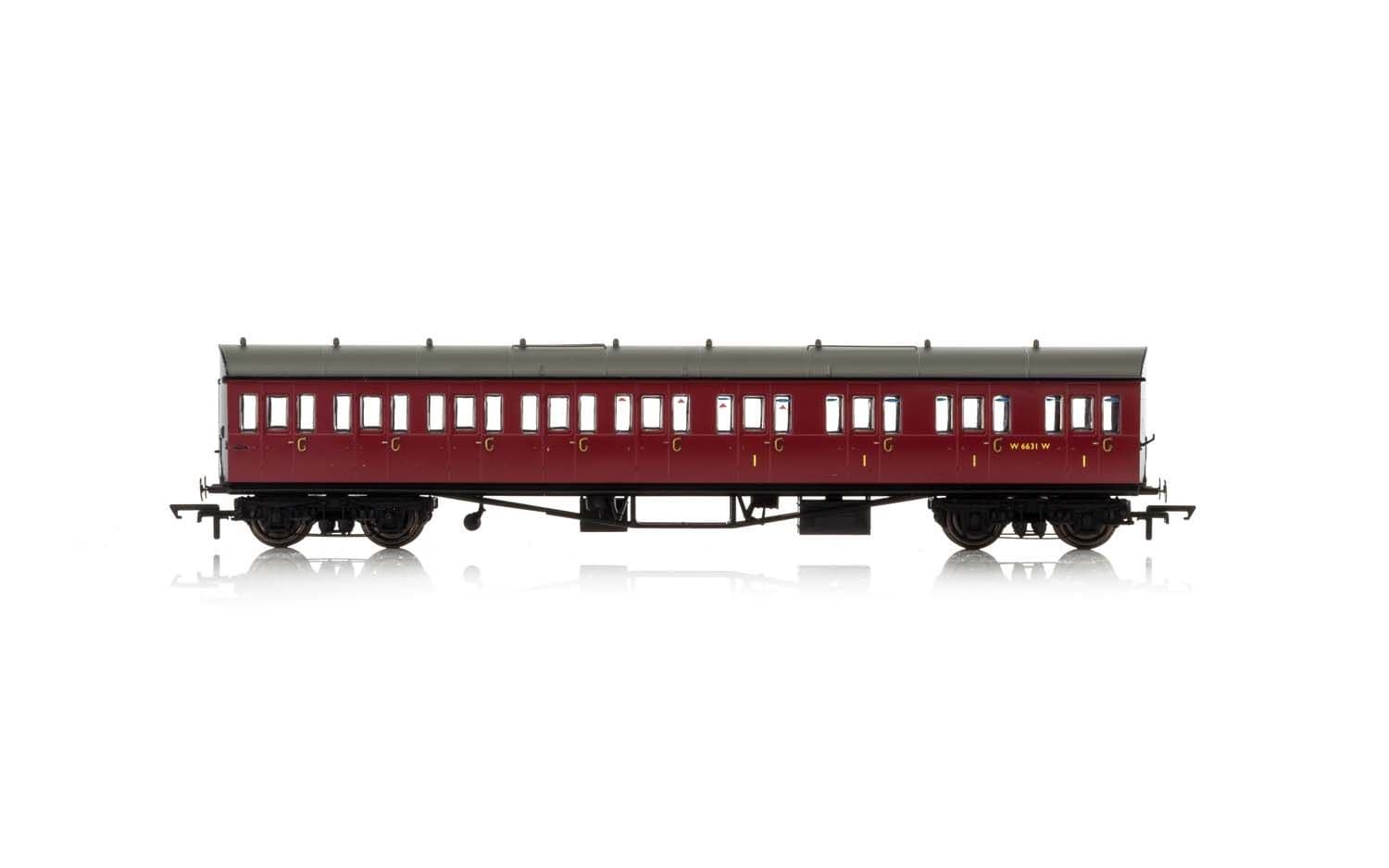 BR, Collett 57' Bow Ended E131 Nine Compartment Composite (Right Hand), W6631W - Era 4