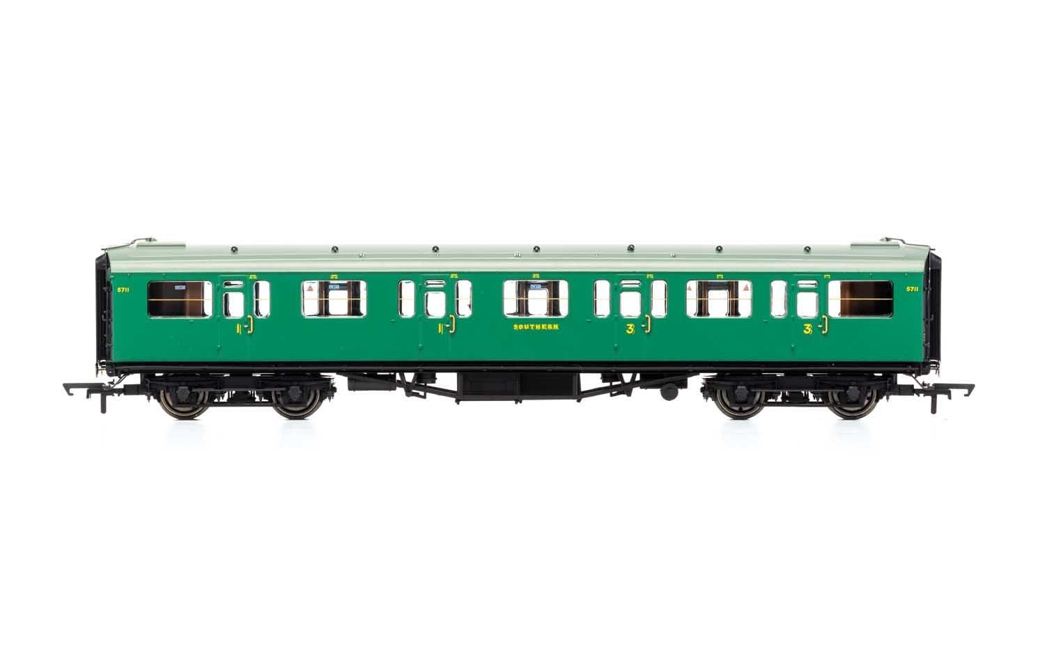 SR, Bulleid 59' Corridor Composite, 5711 - Era 3