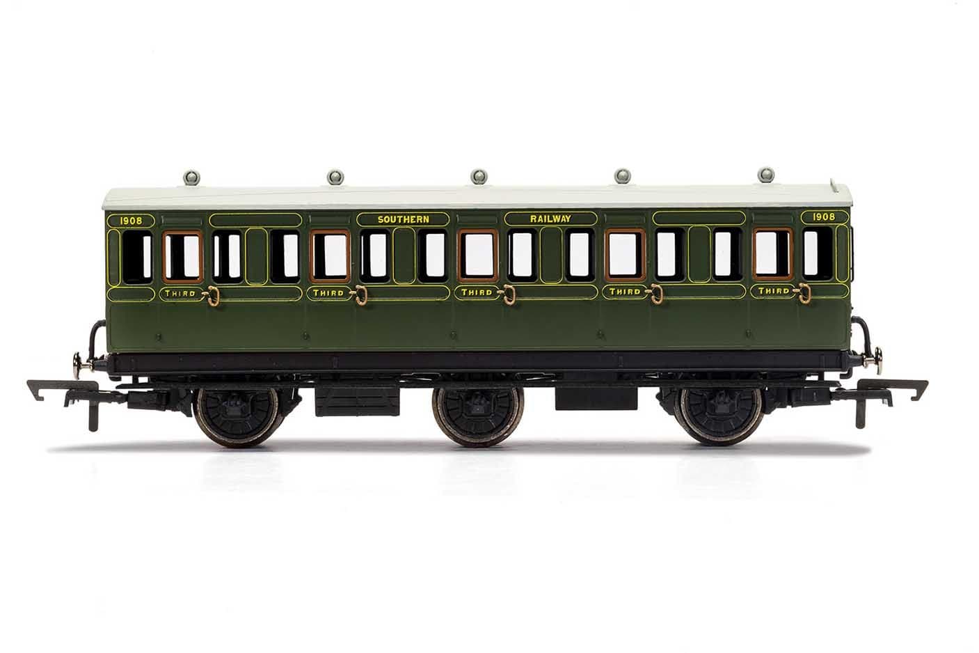 SR, 6 Wheel Coach, 3rd Class, 1908 - Era 3