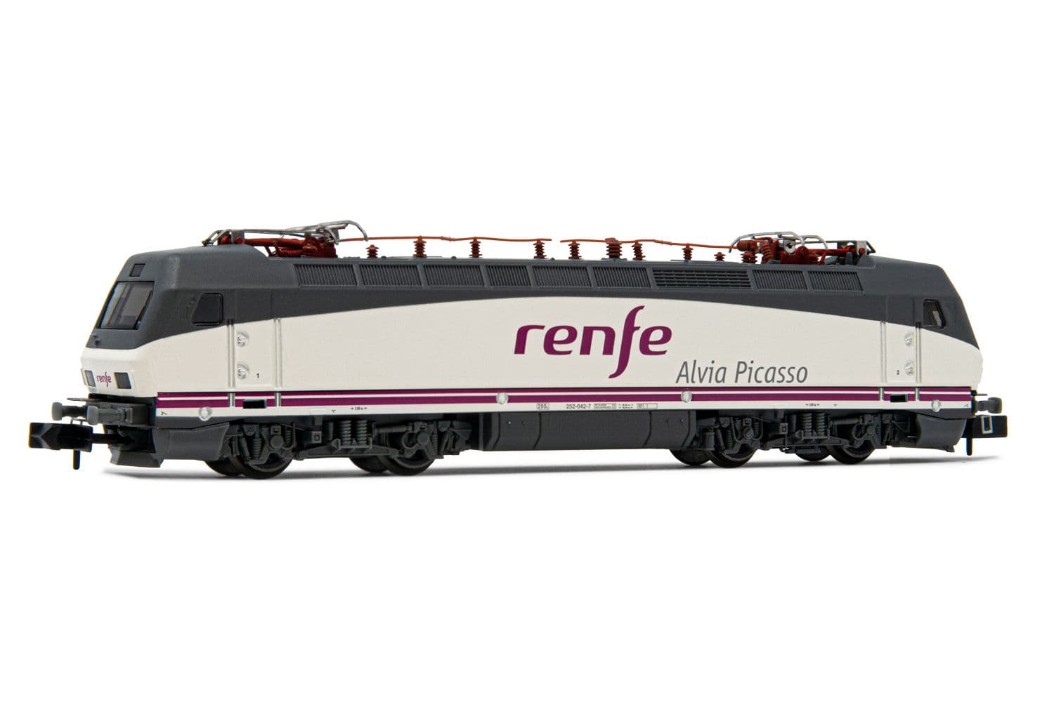 RENFE, Elektrolokomotive 252 042-7, in „Alvia Picasso“-Lackierung, Ep. VI, mit DCC-Decoder