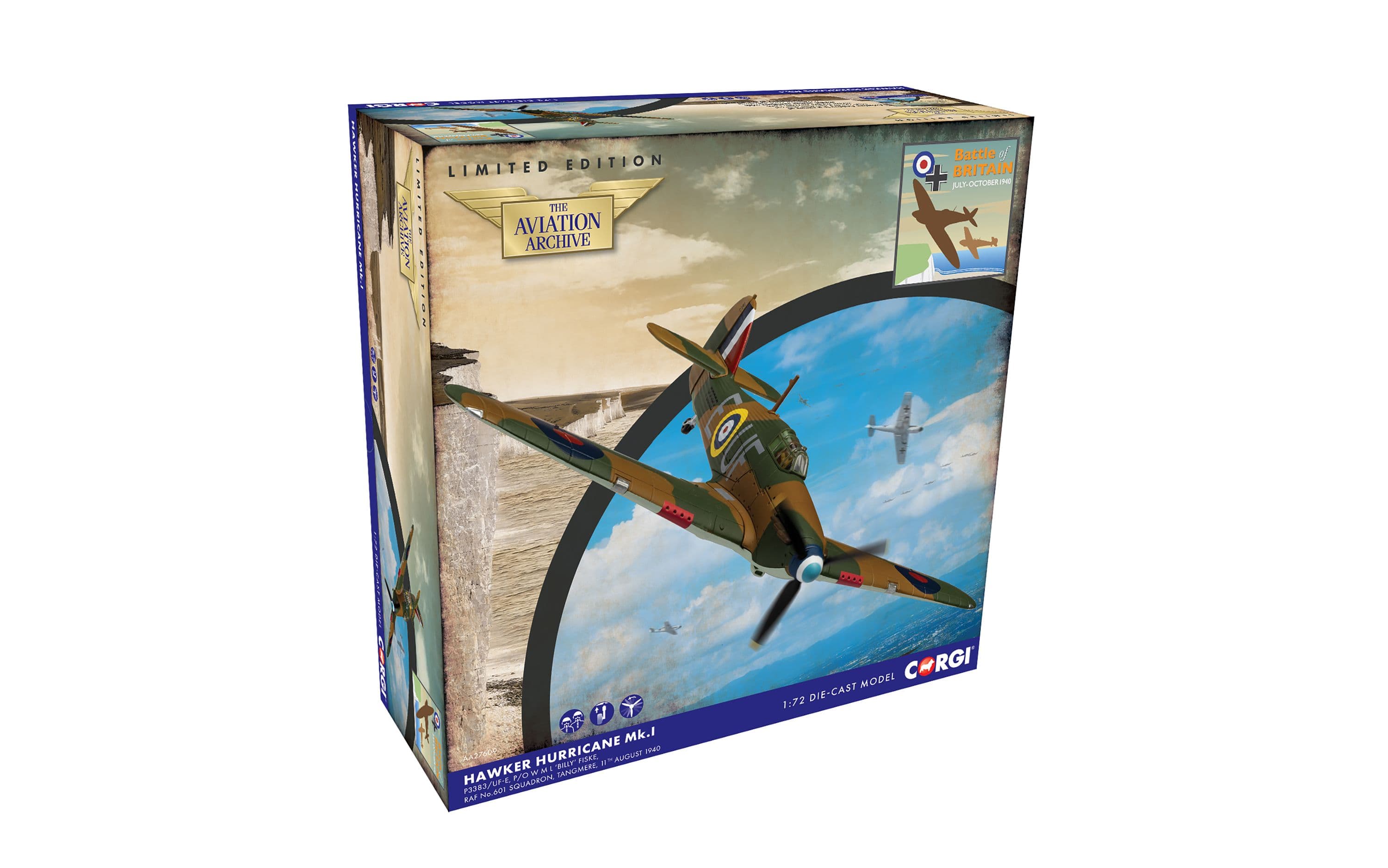 Hawker Hurricane Mk.I - RAF No.601 -  P/O 'Billy' Fiske (Battle of Britain 85)