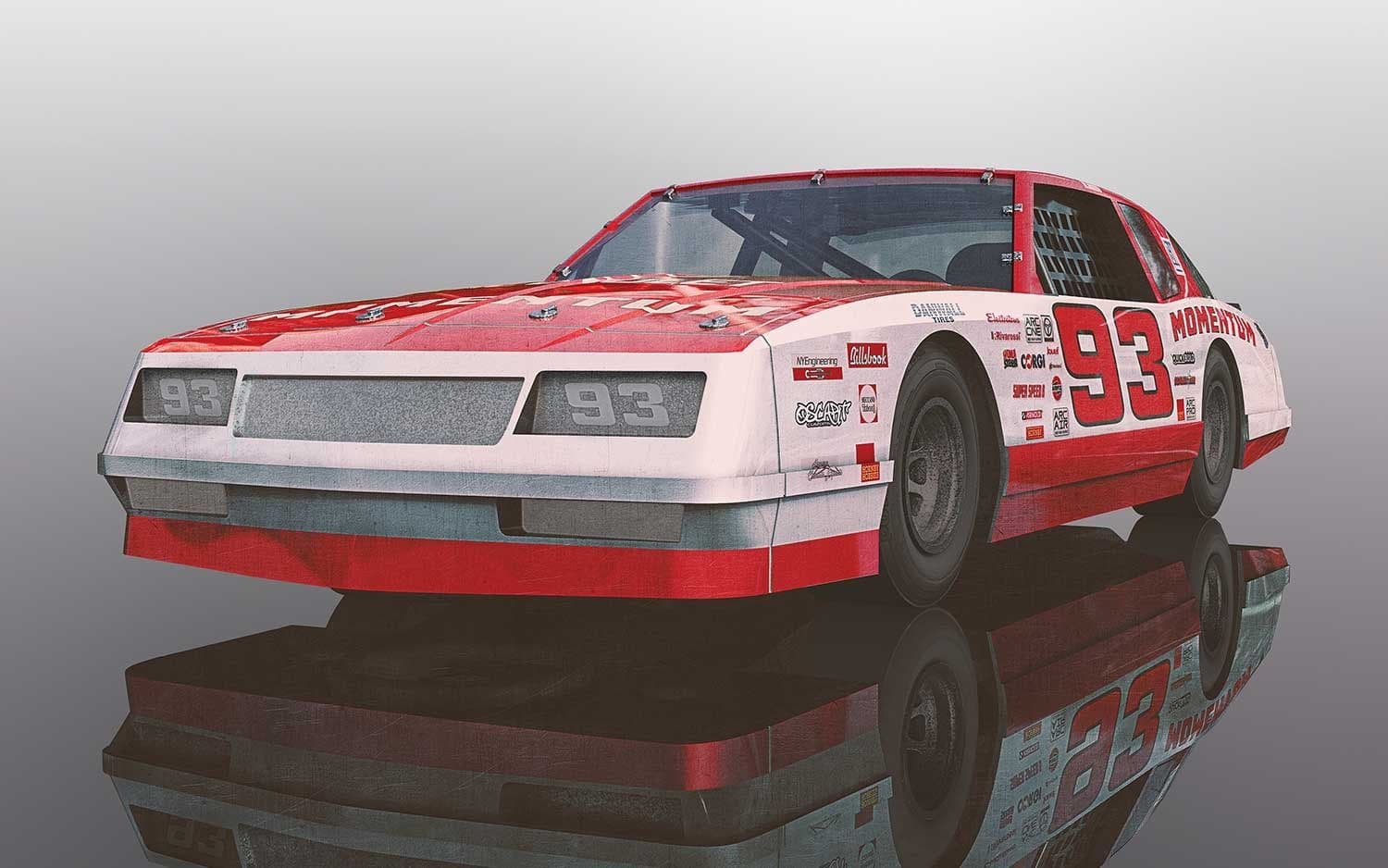 Chevrolet Monte Carlo 1986 No.93 - Red