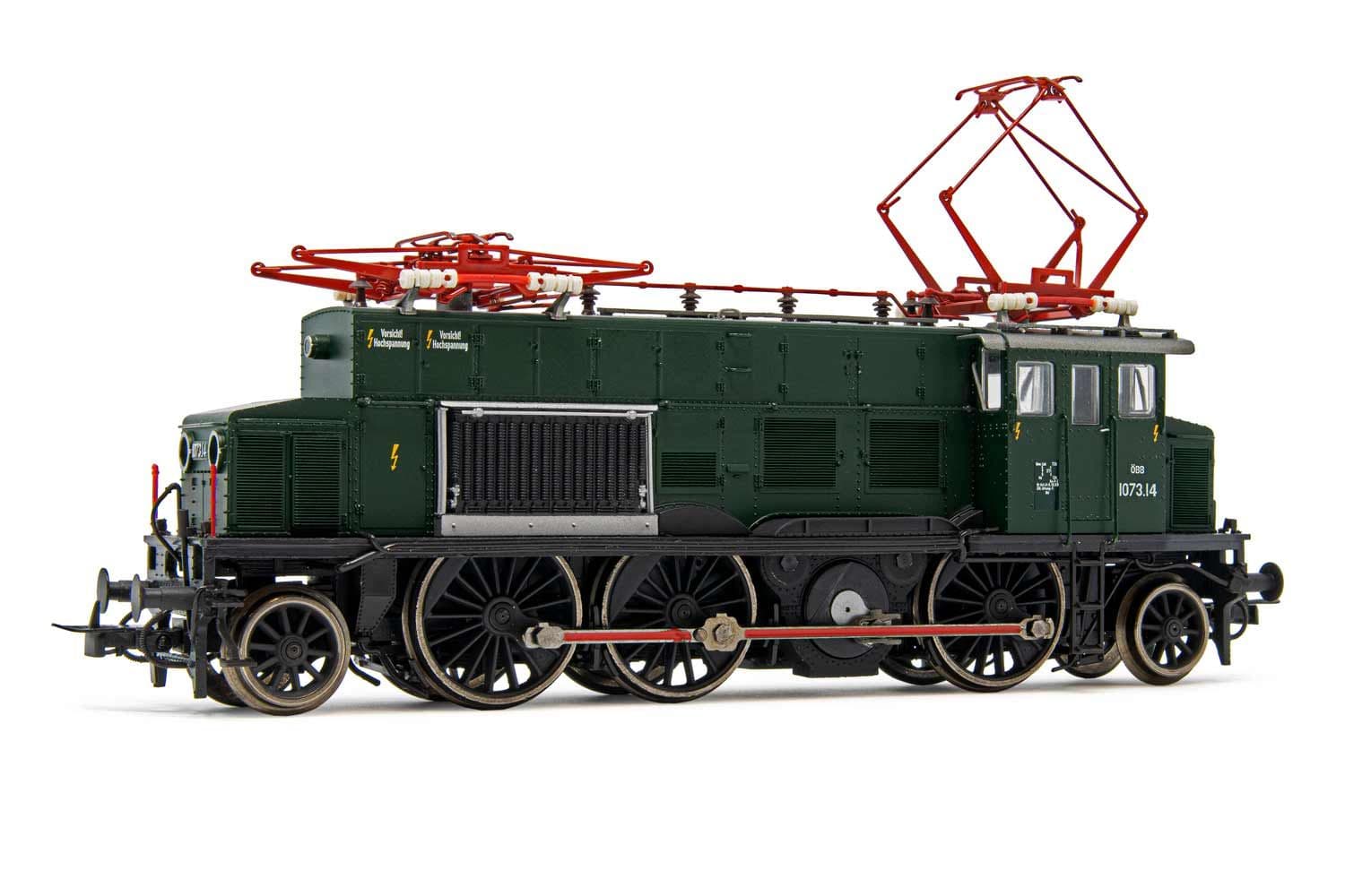 ÖBB, electric locomotive 1073.14, green livery, period III-IV