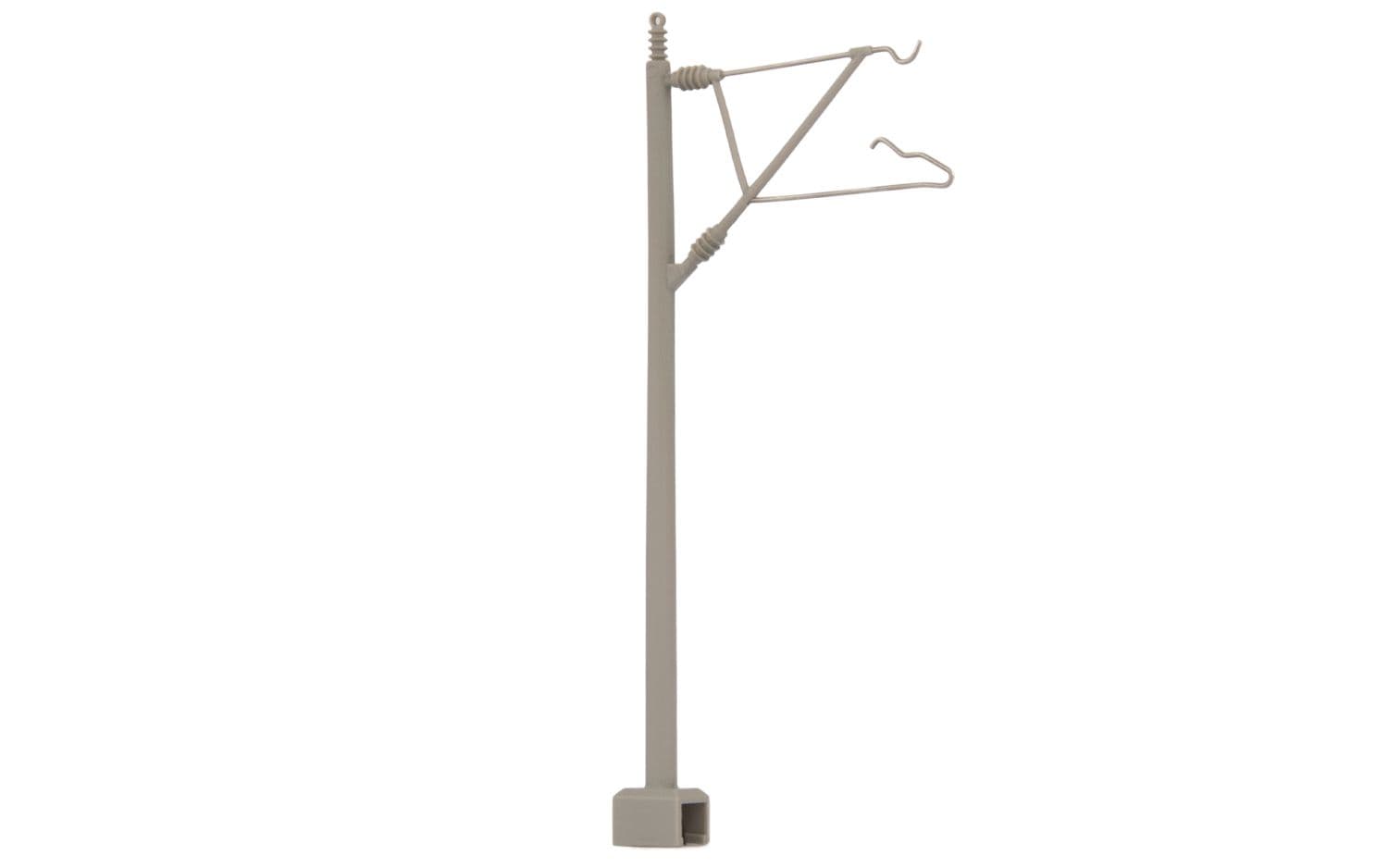 Fahrleitungsmasten für Hochgeschwindigkeitsstrecken, grau, 10er-Pack