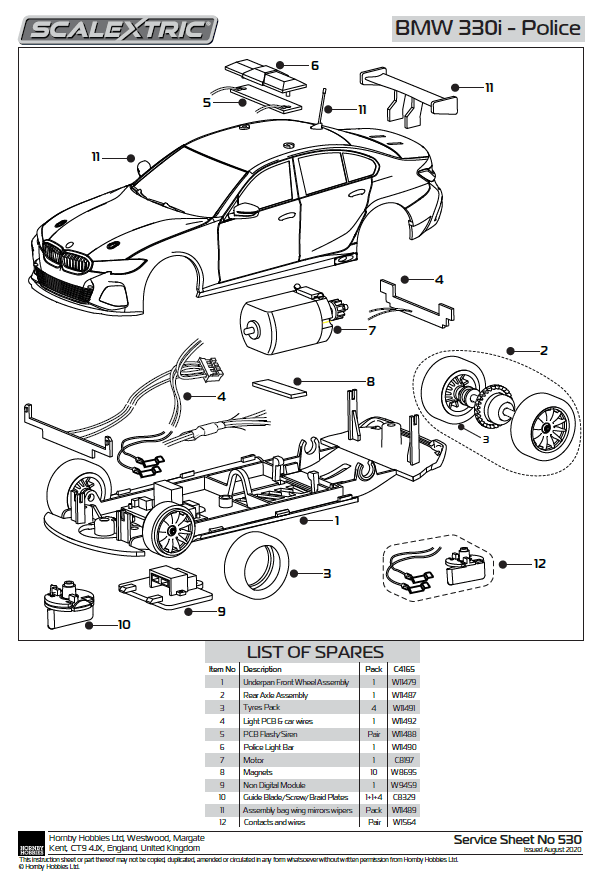 BMW 330i M-Sport - Police Car