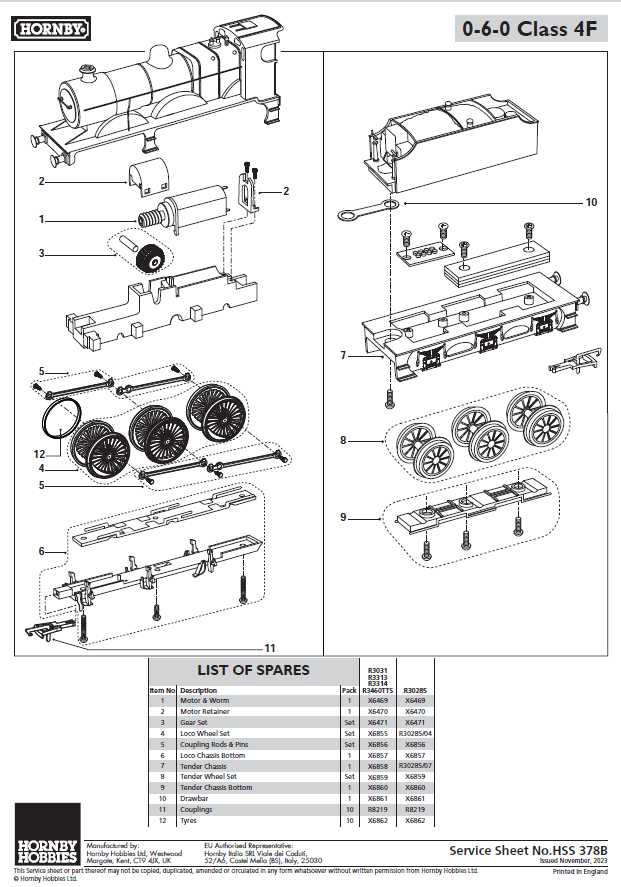 S&amp;DJR, Class 4F, 0-6-0, No. 61 - Era 2
