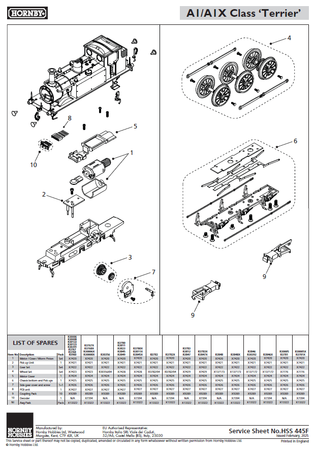 LSWR - Class A1 'Terrier' - 734 - Club Exclusive