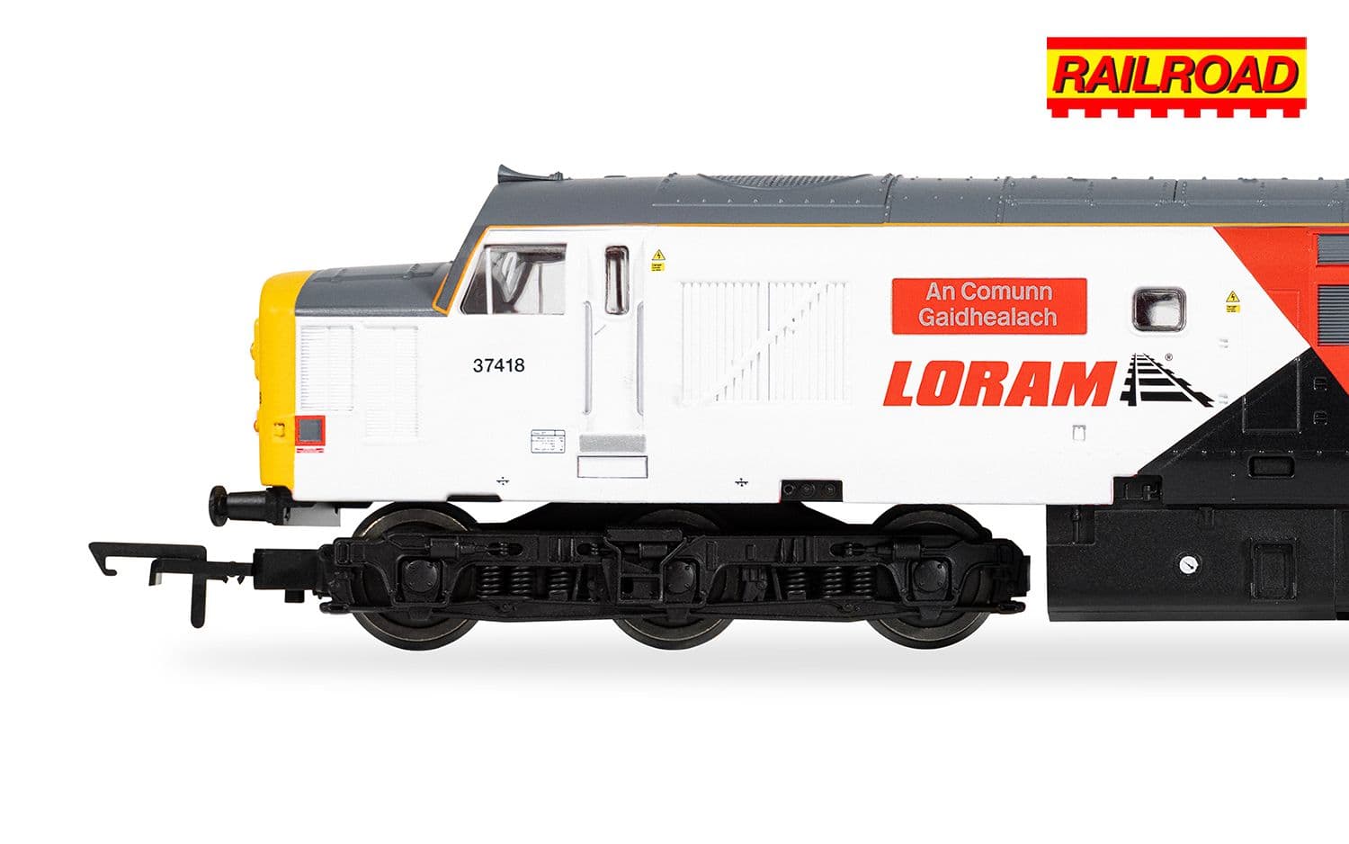 RailRoad - Loram - Class 37 - 'An Comunn Gaidhealach' 37418